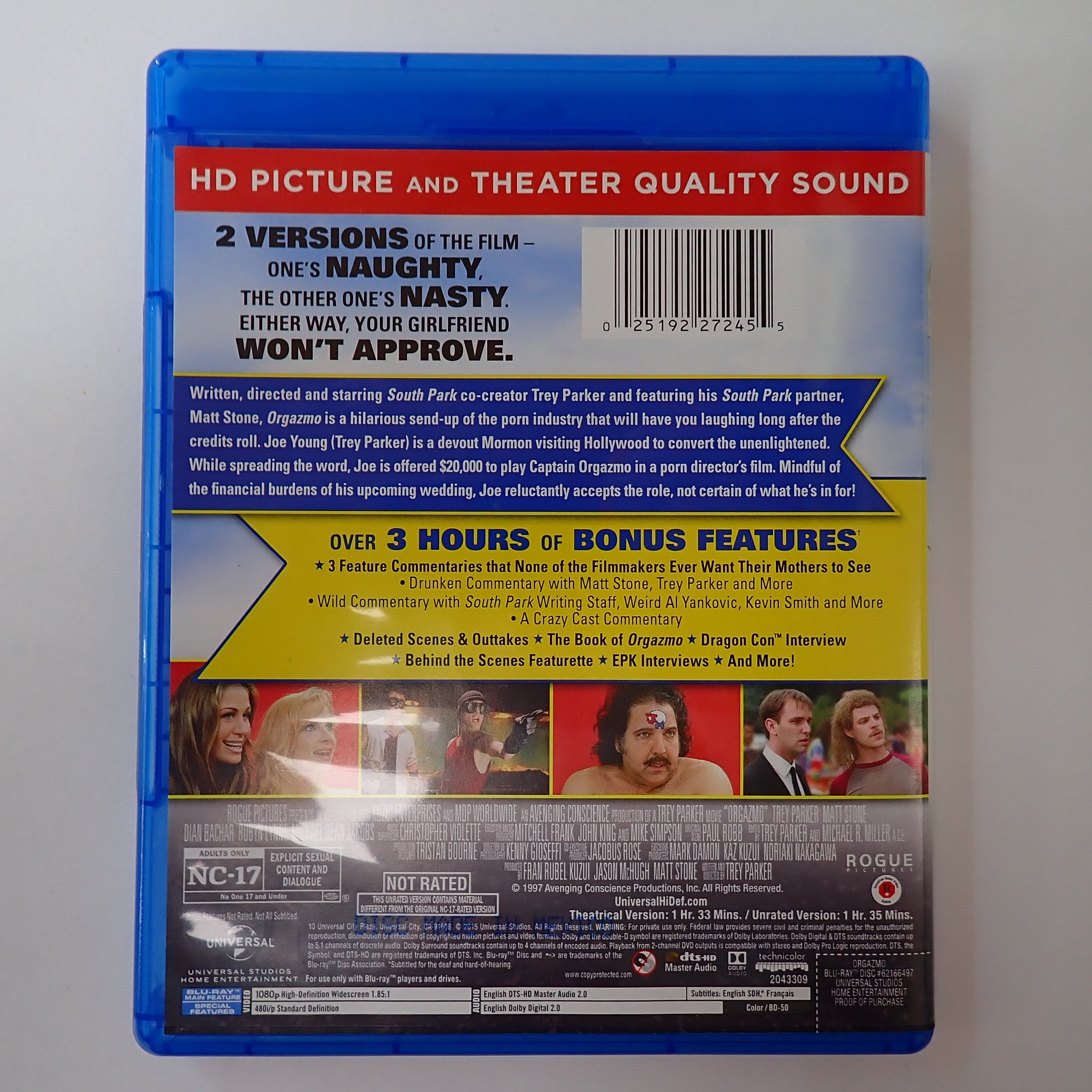 Orgazmo - Blu-Ray [Pre-Owned]