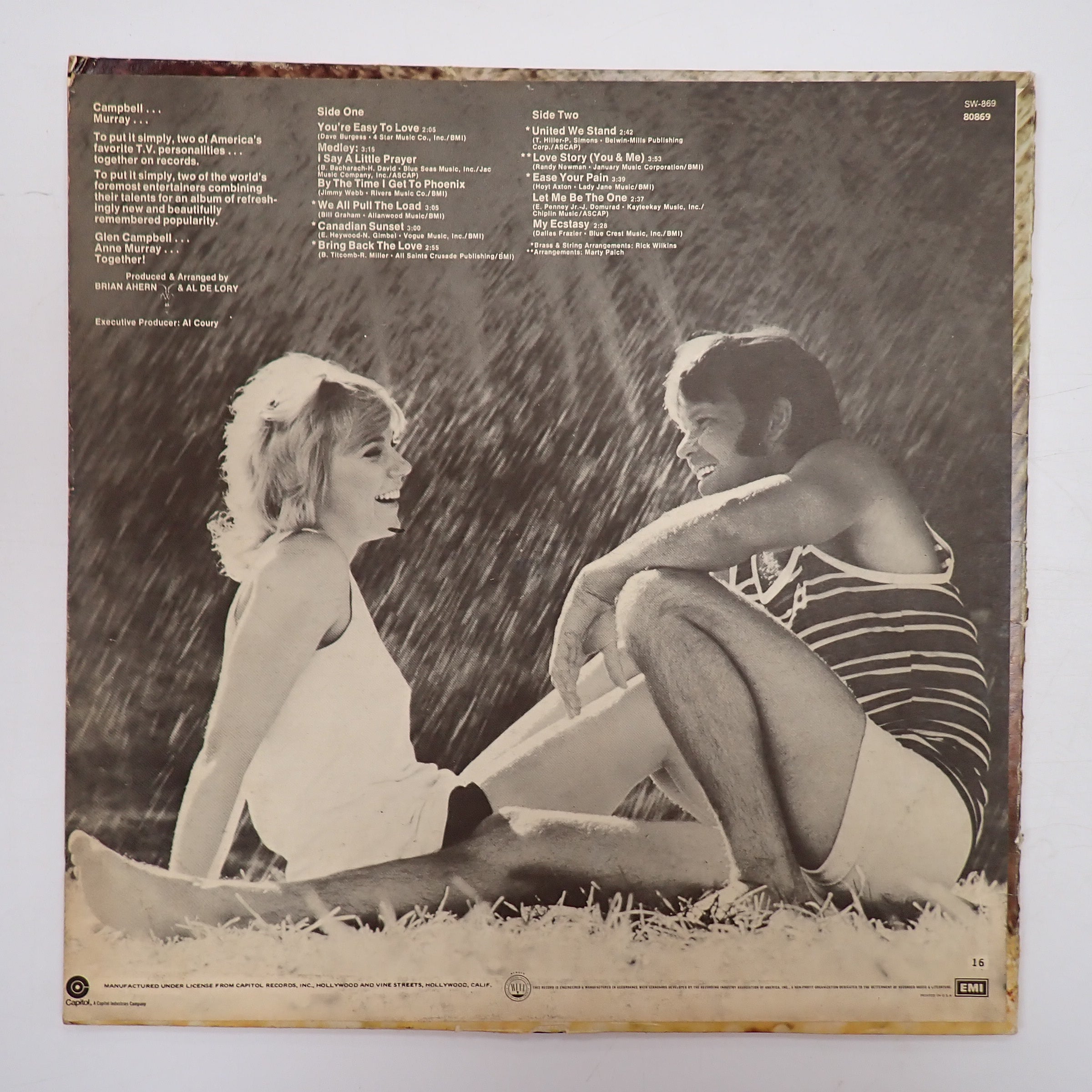 Anne Murray/Glen Campbell - Self Titled - Vinyl [Pre-Owned]