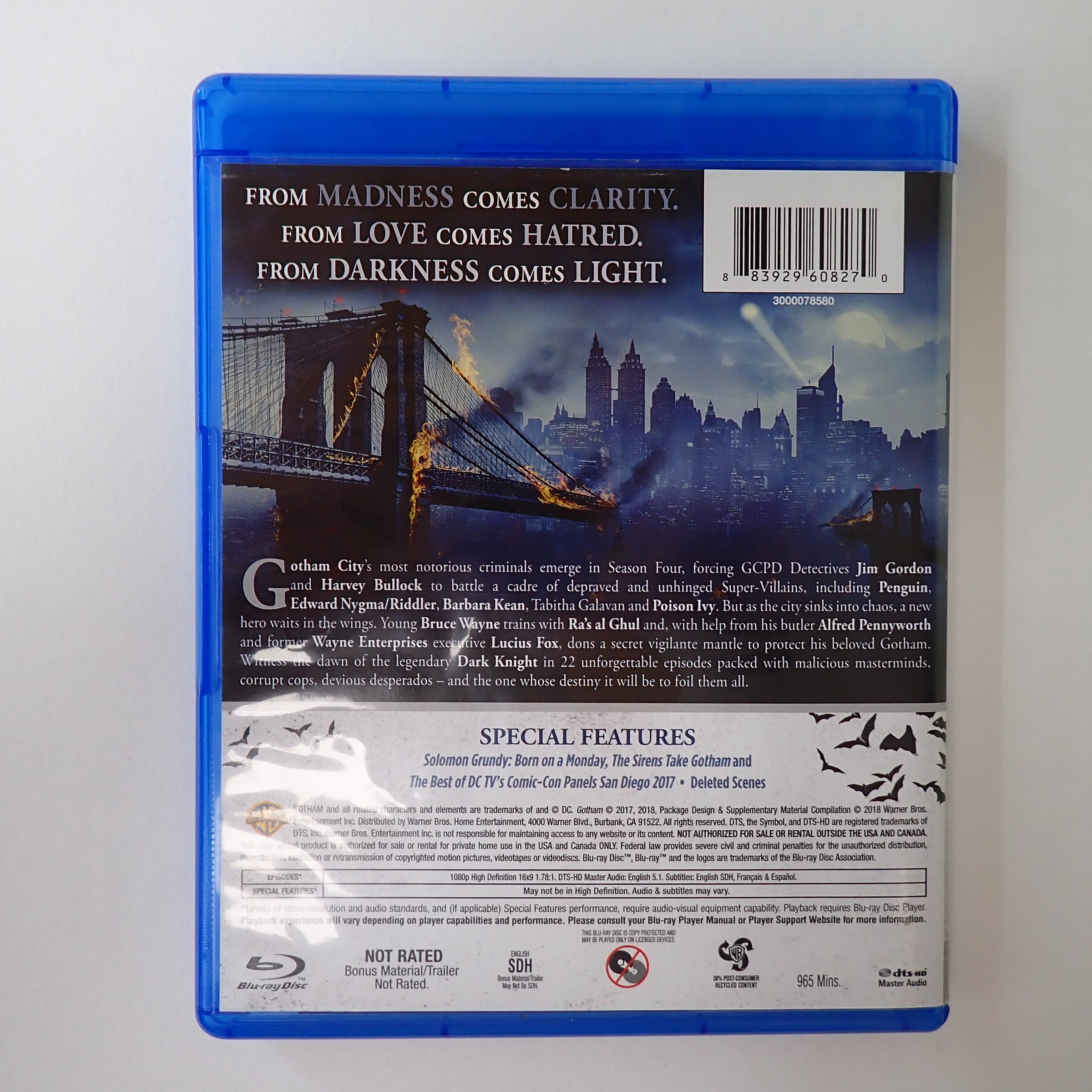 DC Gotham Complete Series - Blu-Ray [Pre-Owned]