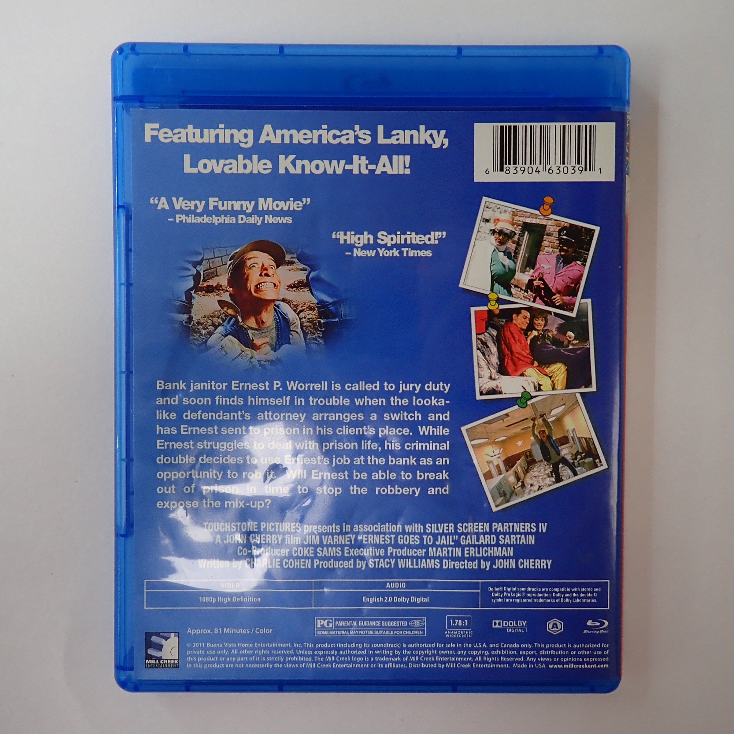 Ernest Goes To Jail - Blu-Ray [Pre-Owned]