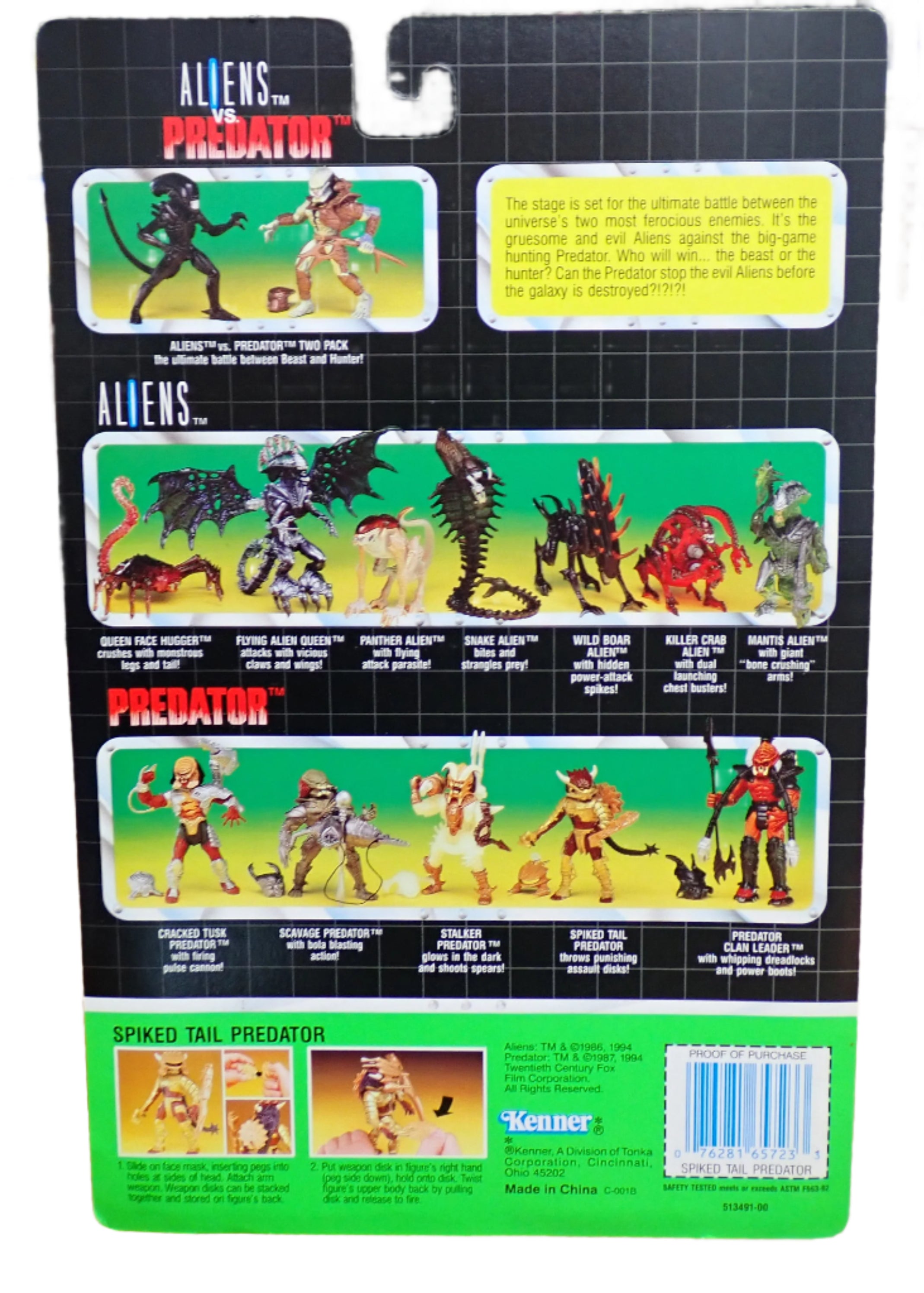 Spiked Tail Predator - 1994 Kenner