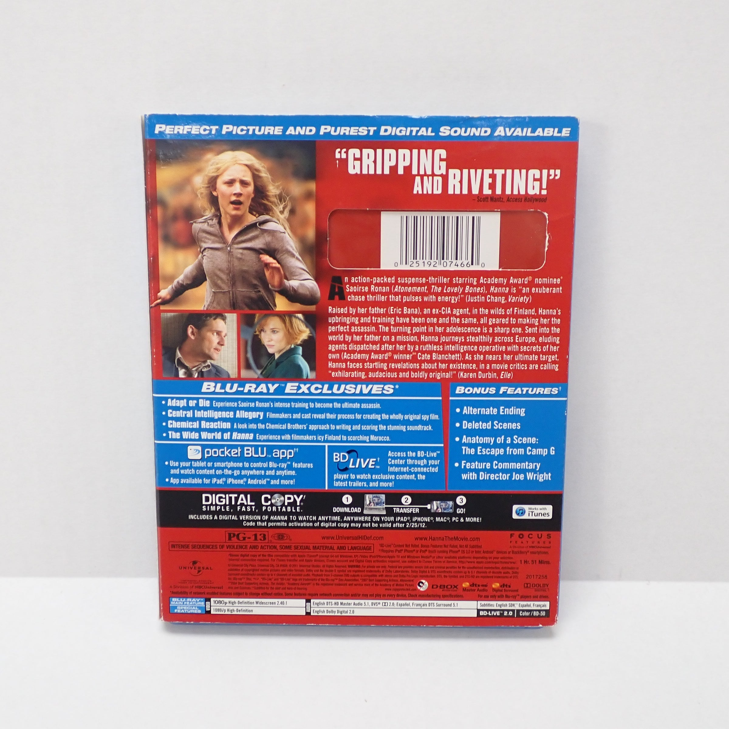 Hanna - Blu-Ray [Pre-Owned]