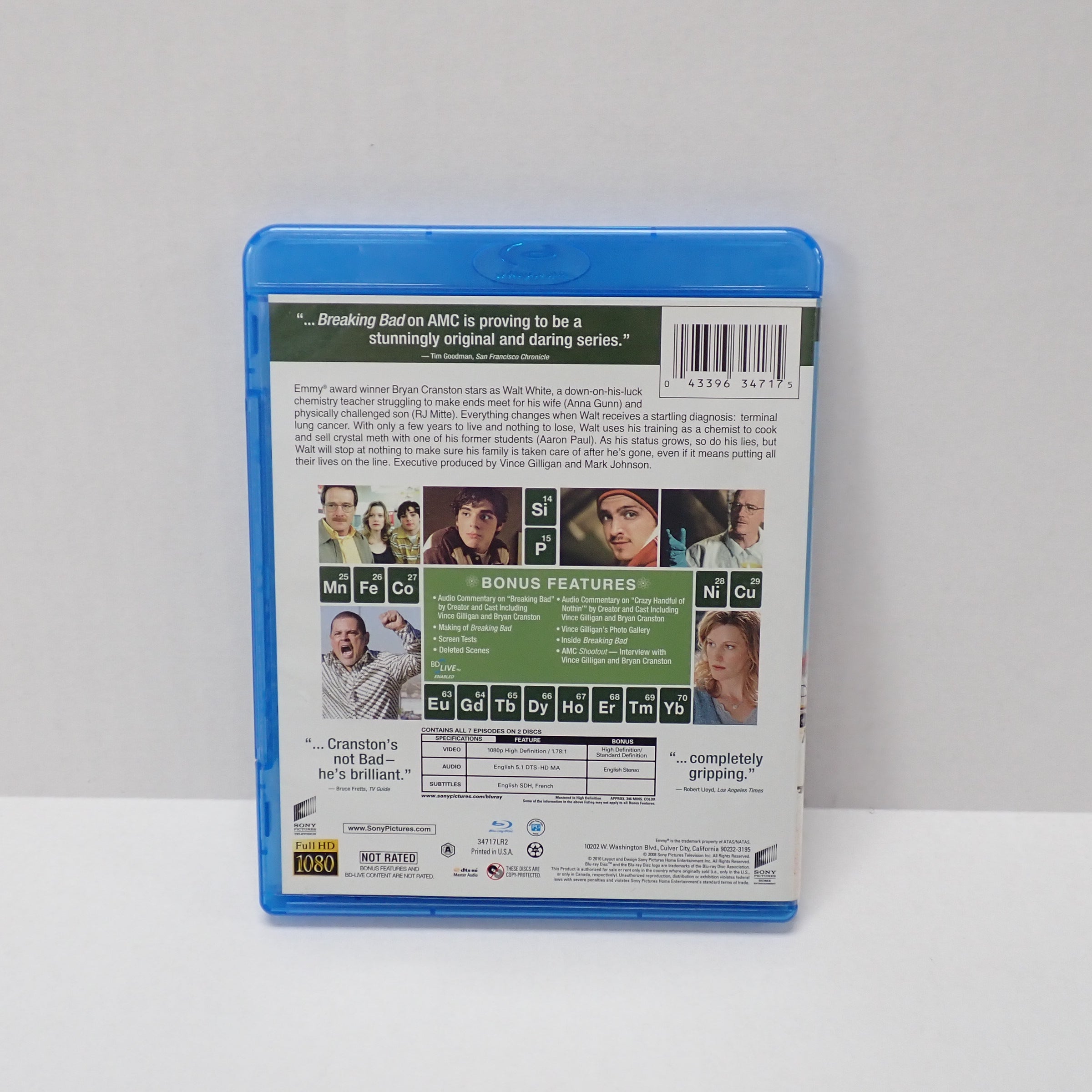 Breaking Bad (The Complete 1st Season) - Blu-Ray [Pre-Owned]