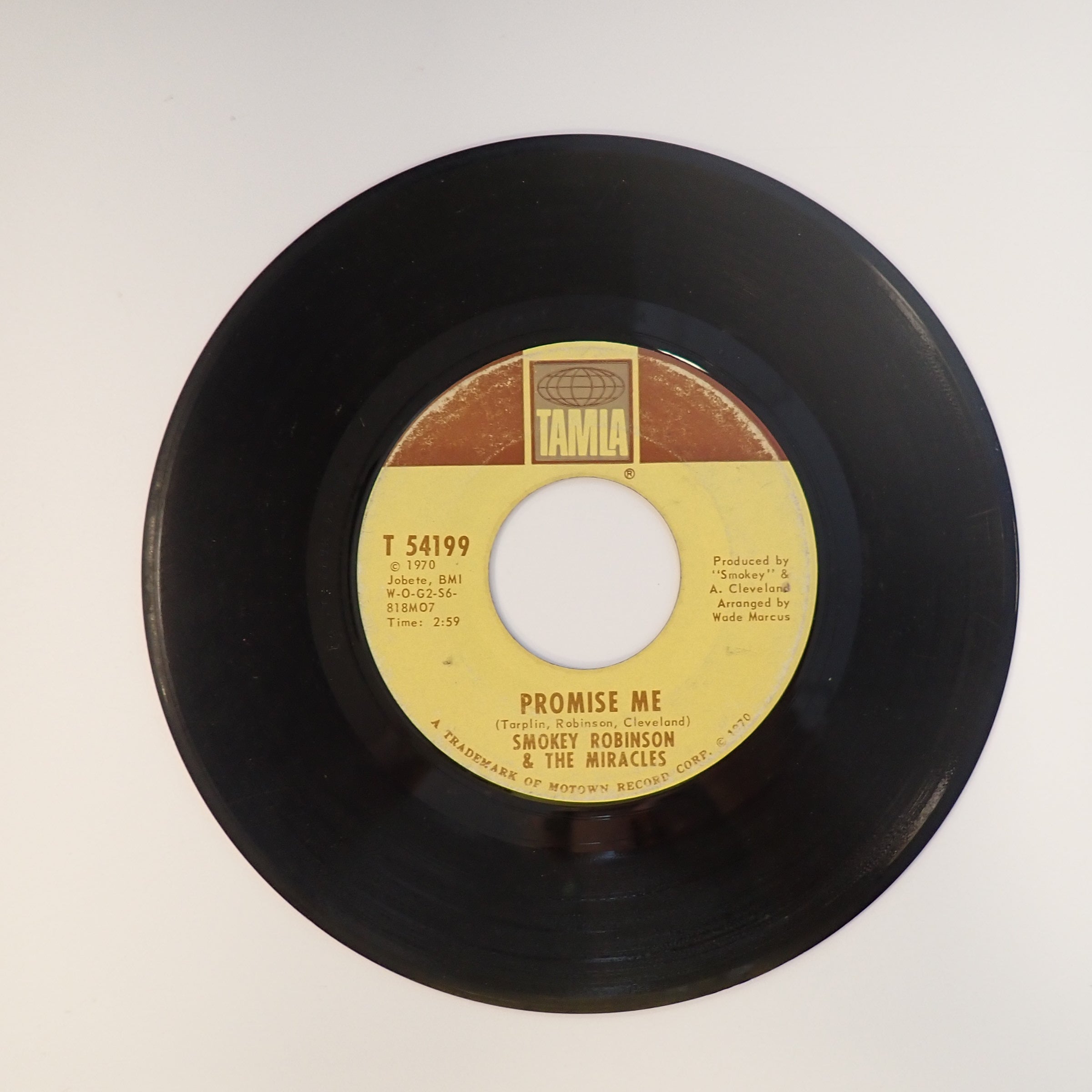 Smokey Robinson & The Miracles - The Tears Of A Clown/Promise Me - Vinyl [PRE-OWNED]