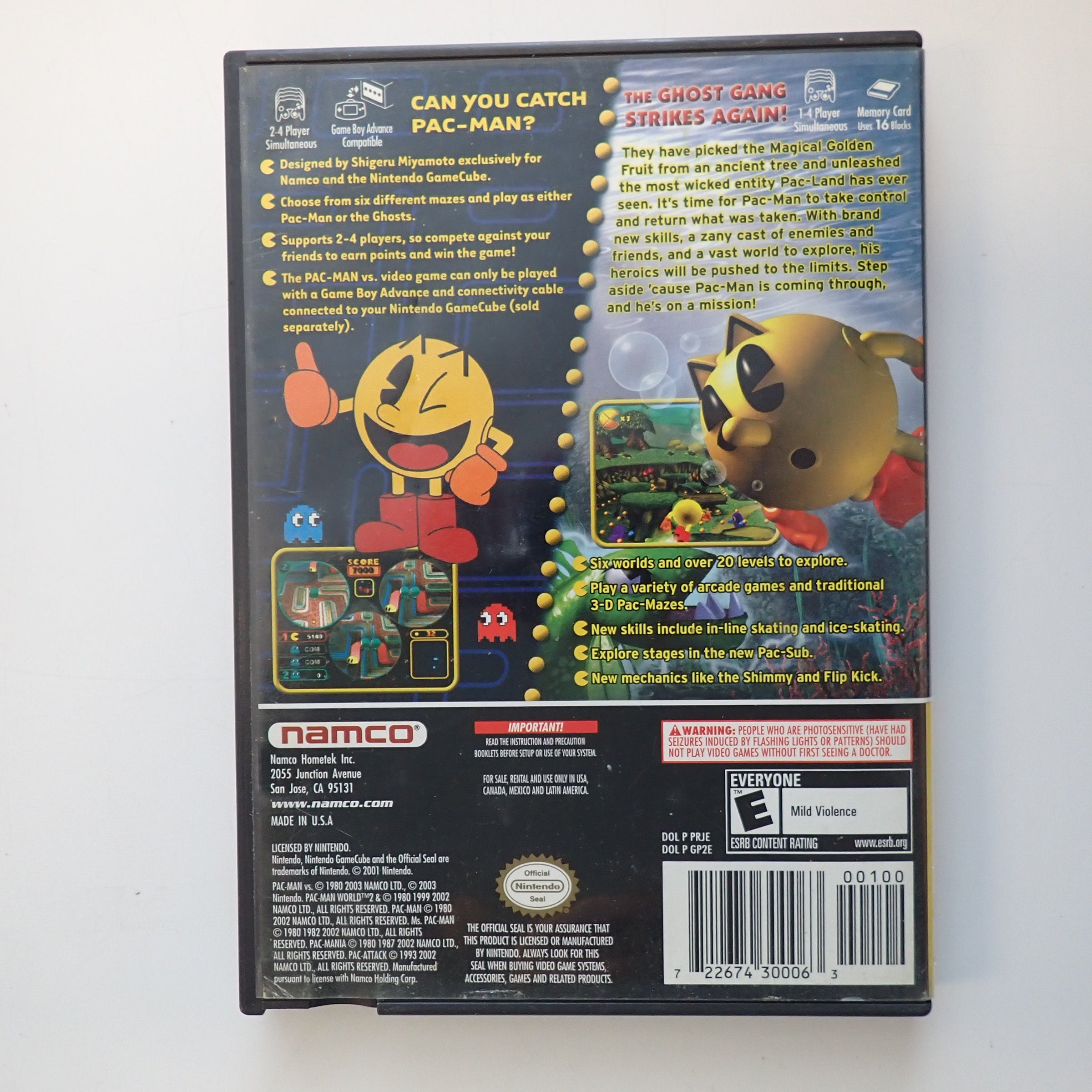Pac-Man vs Pac-Man World 2 - Gamecube