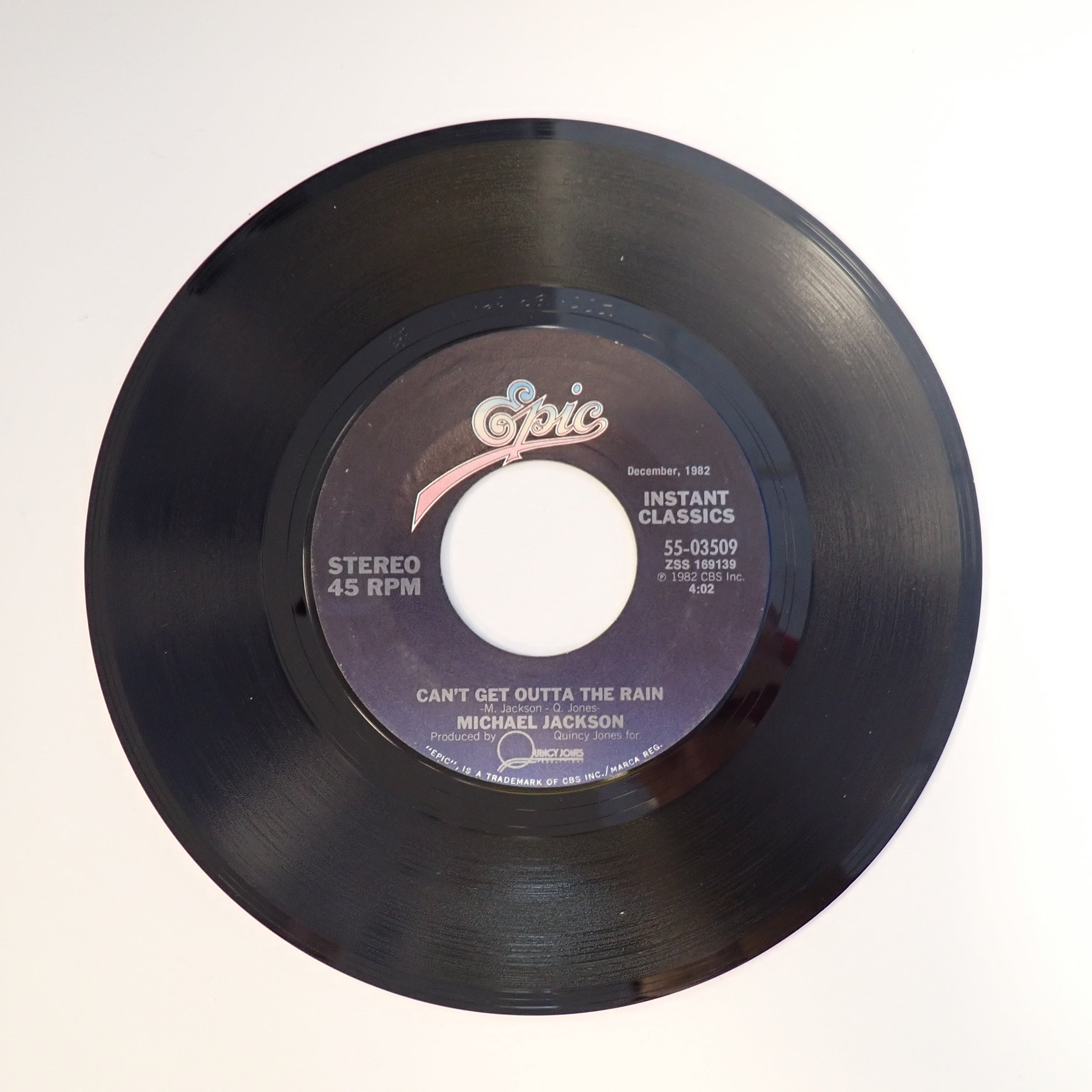 Michael Jackson - Billie Jean/Can't Get Outta The Rain - Vinyl [PRE-OWNED]