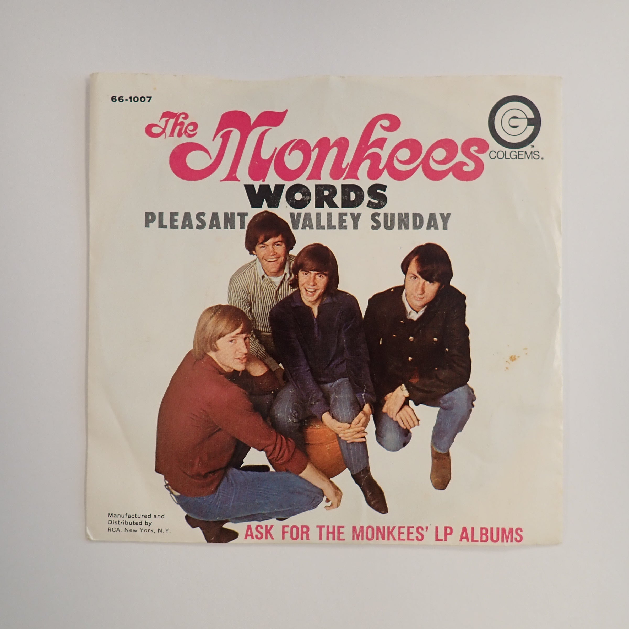 The Monkees - Pleasant Valley Sunday/Words - Vinyl [PRE-OWNED]