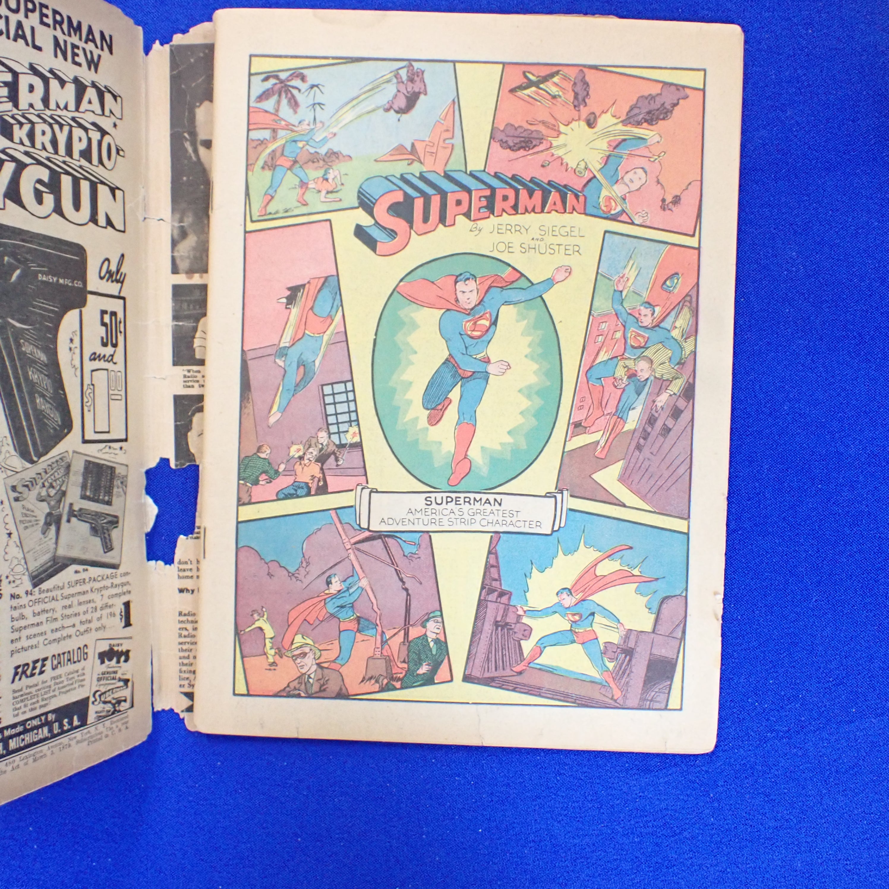 Superman #9 (1941) - GD (2.0) - cover detached – Infinity Flux