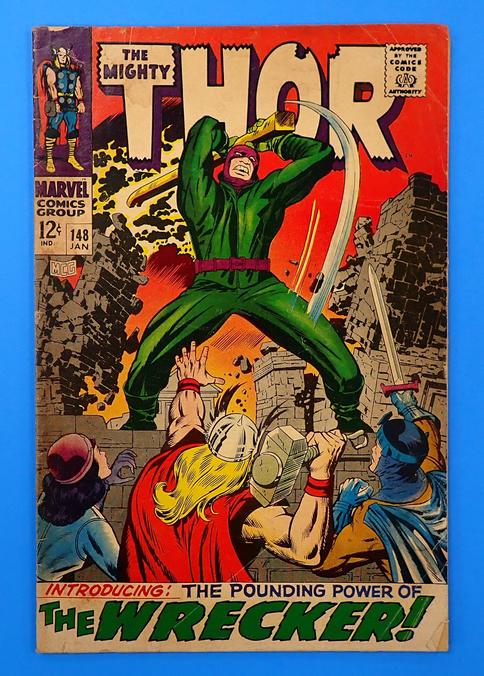 Thor #148 (1968) - LG - 1st App. The Crusher