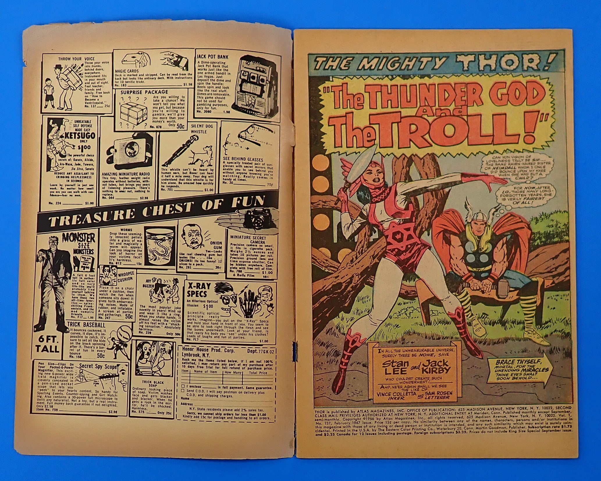 The Mighty Thor #137 (1967) - GD/VG- (3.0-3.5) - Silver Age Comic