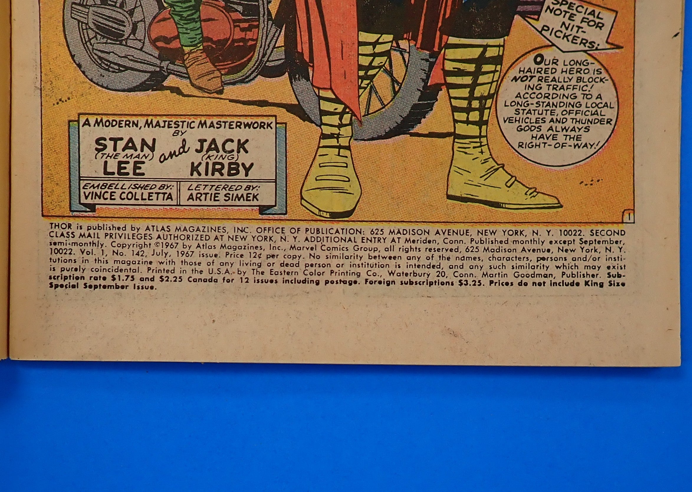 Thor #142 (1966) - MG - Silver Age Issue