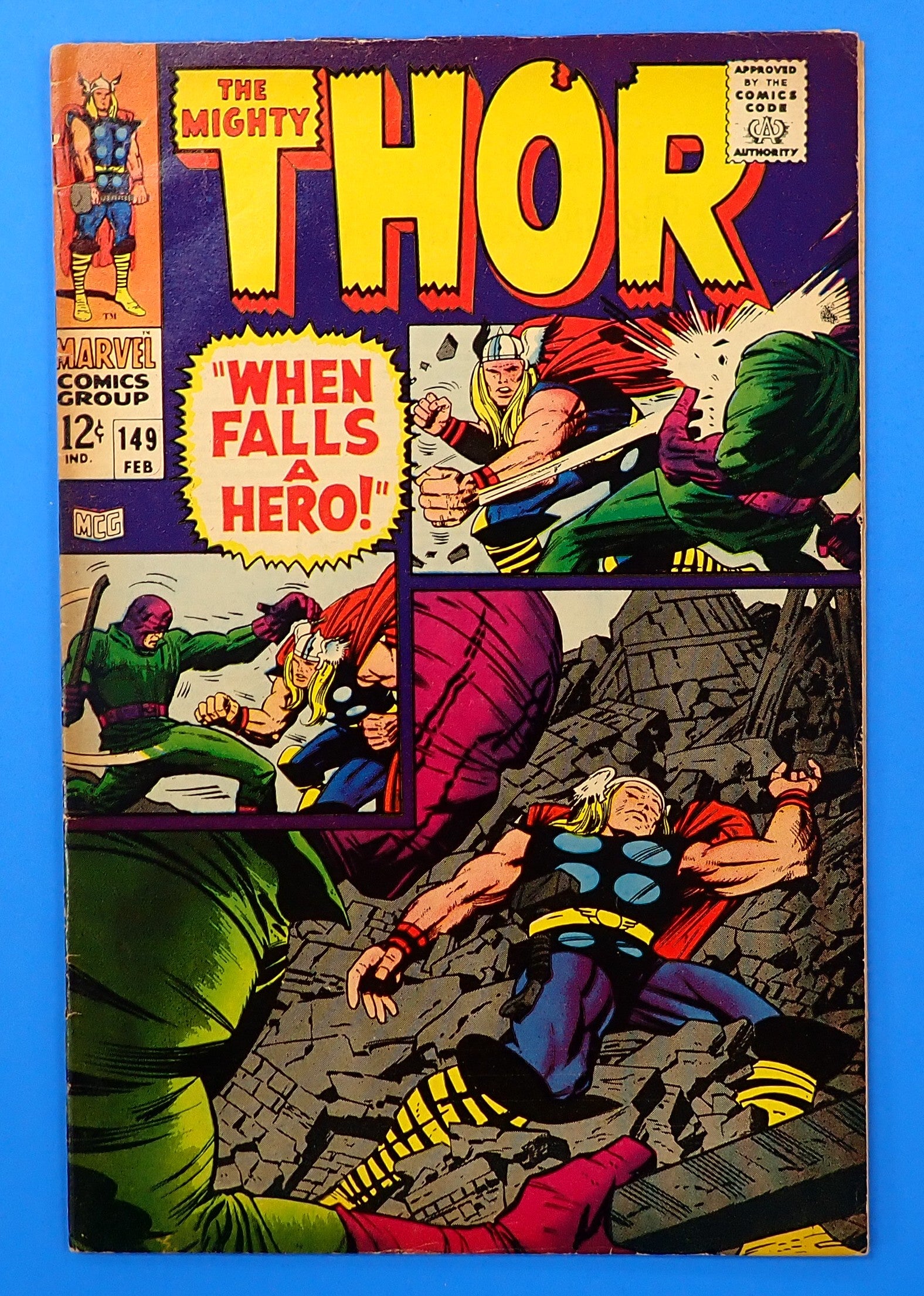 The Mighty Thor #149 (1968) - GD/VG- (3.0-3.5) - Silver Age Comic