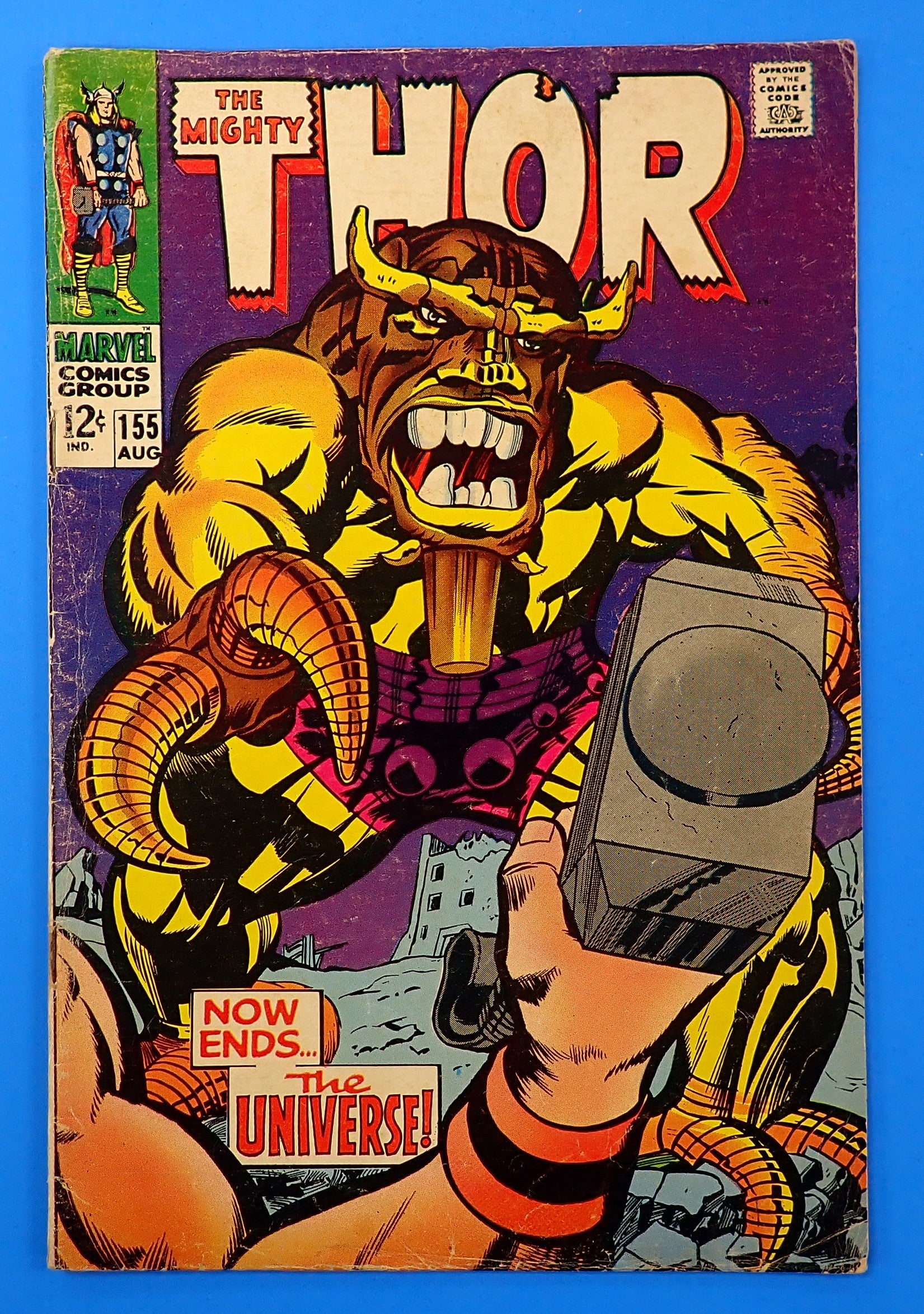The Mighty Thor #155 (1968) - VG - (3.5-4.0) - Silver Age Comic