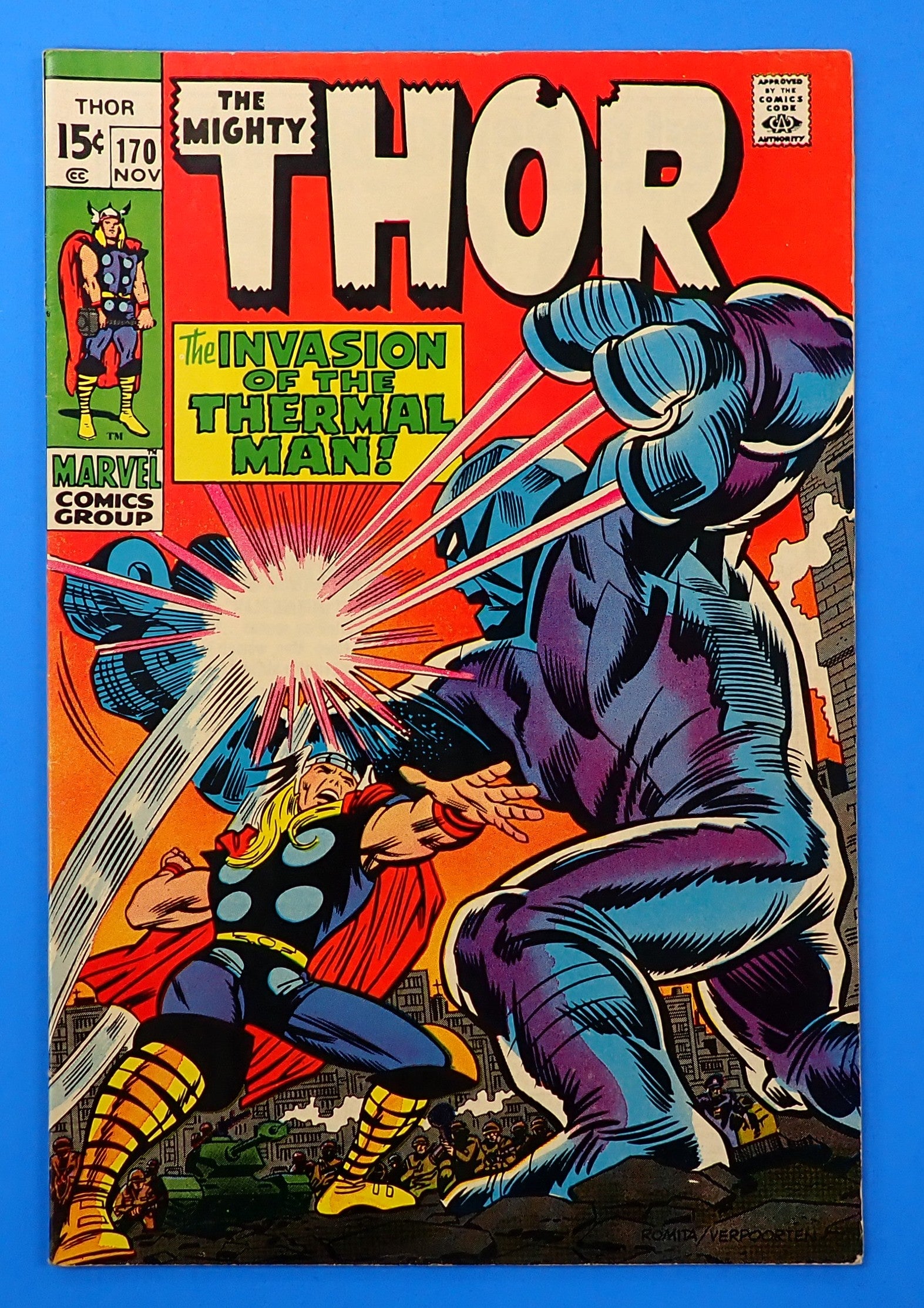 The Mighty Thor #170 (1969) - FN - (5.5-6.5) - Silver Age Comic