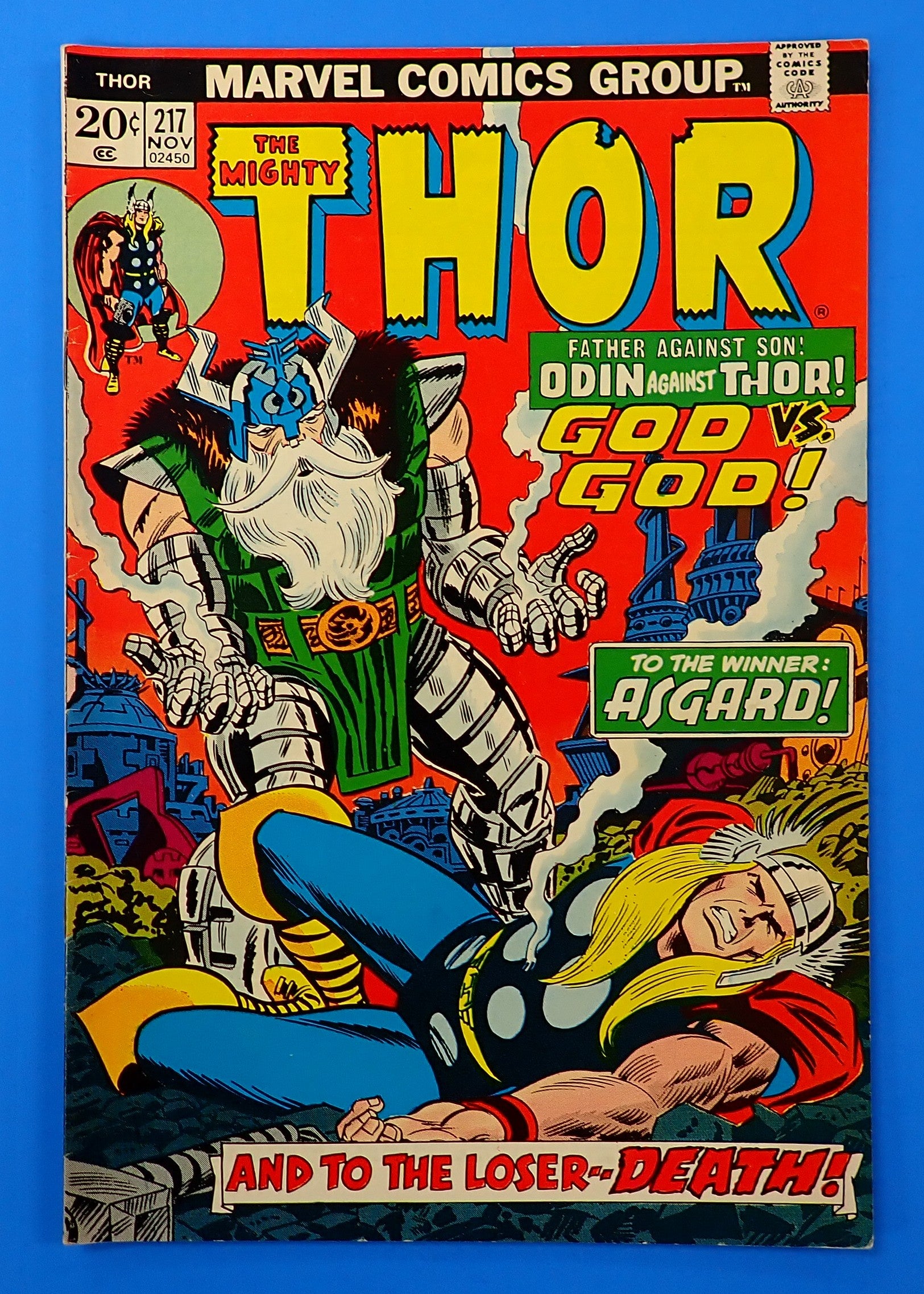 The Mighty Thor #217 (1973) - FN - (5.5-6.5) - Bronze Age Comic