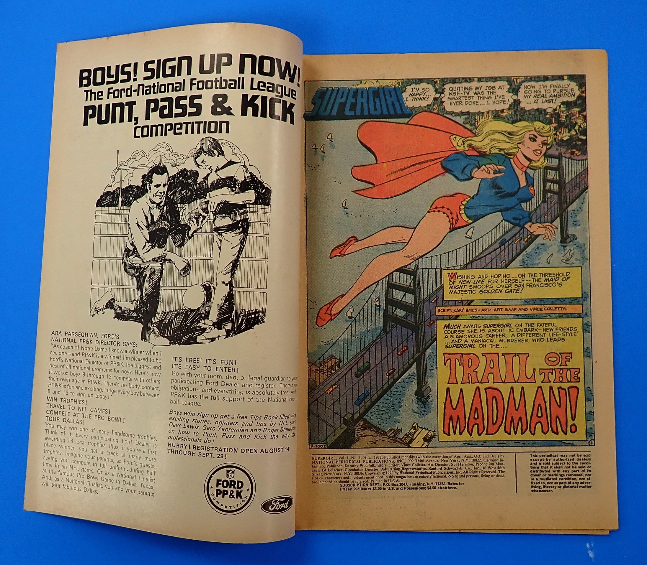 Supergirl #1 (1972) - VG/FN (5.0) - 1st Solo Title