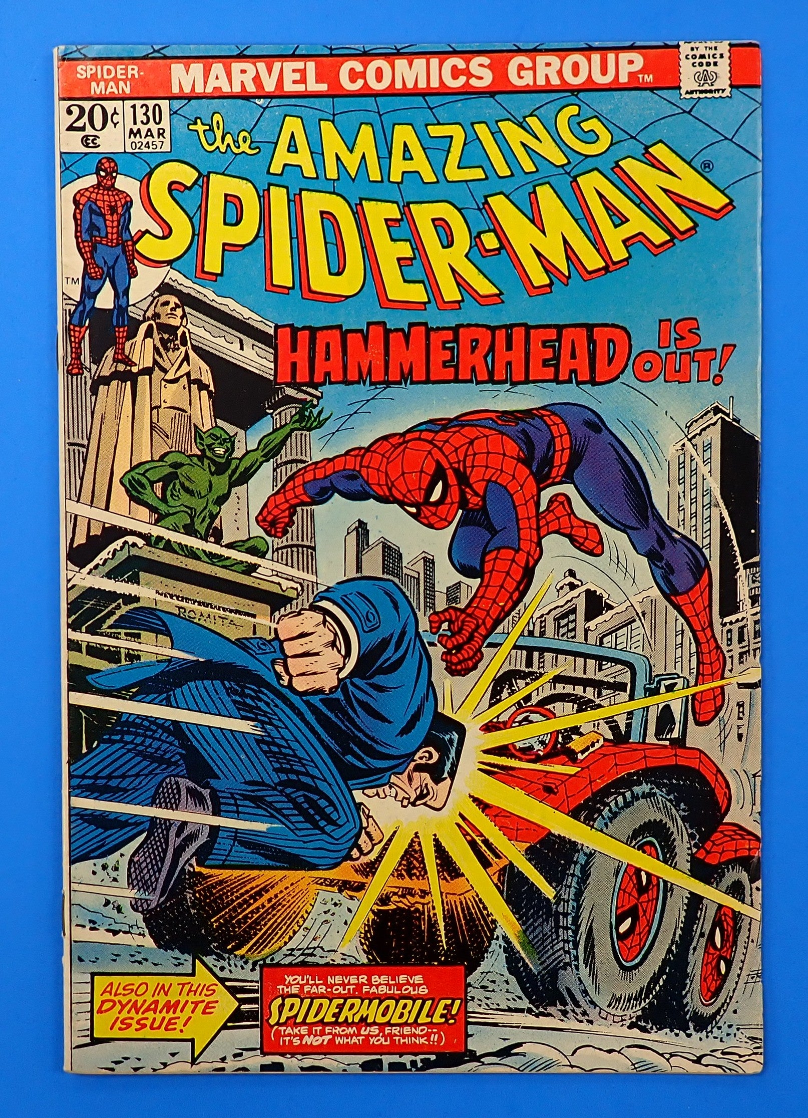 Amazing Spider-Man #130 (1974) - VG (4.0) - Debut of Spider-Mobile