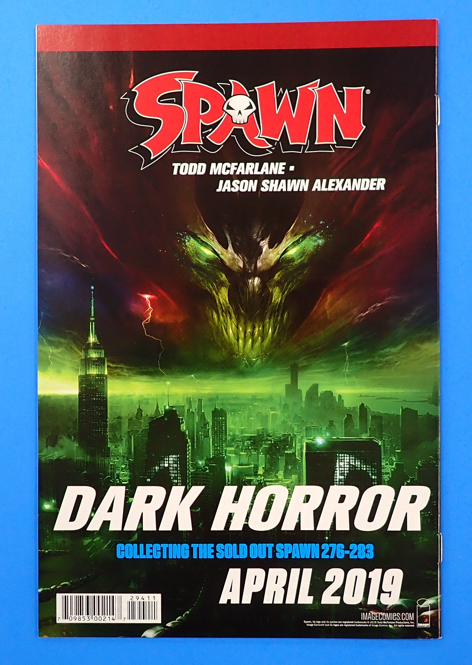 Spawn #294 (2018) - NM- (9.2+) - 1st App Spawn/Violator Hybrid