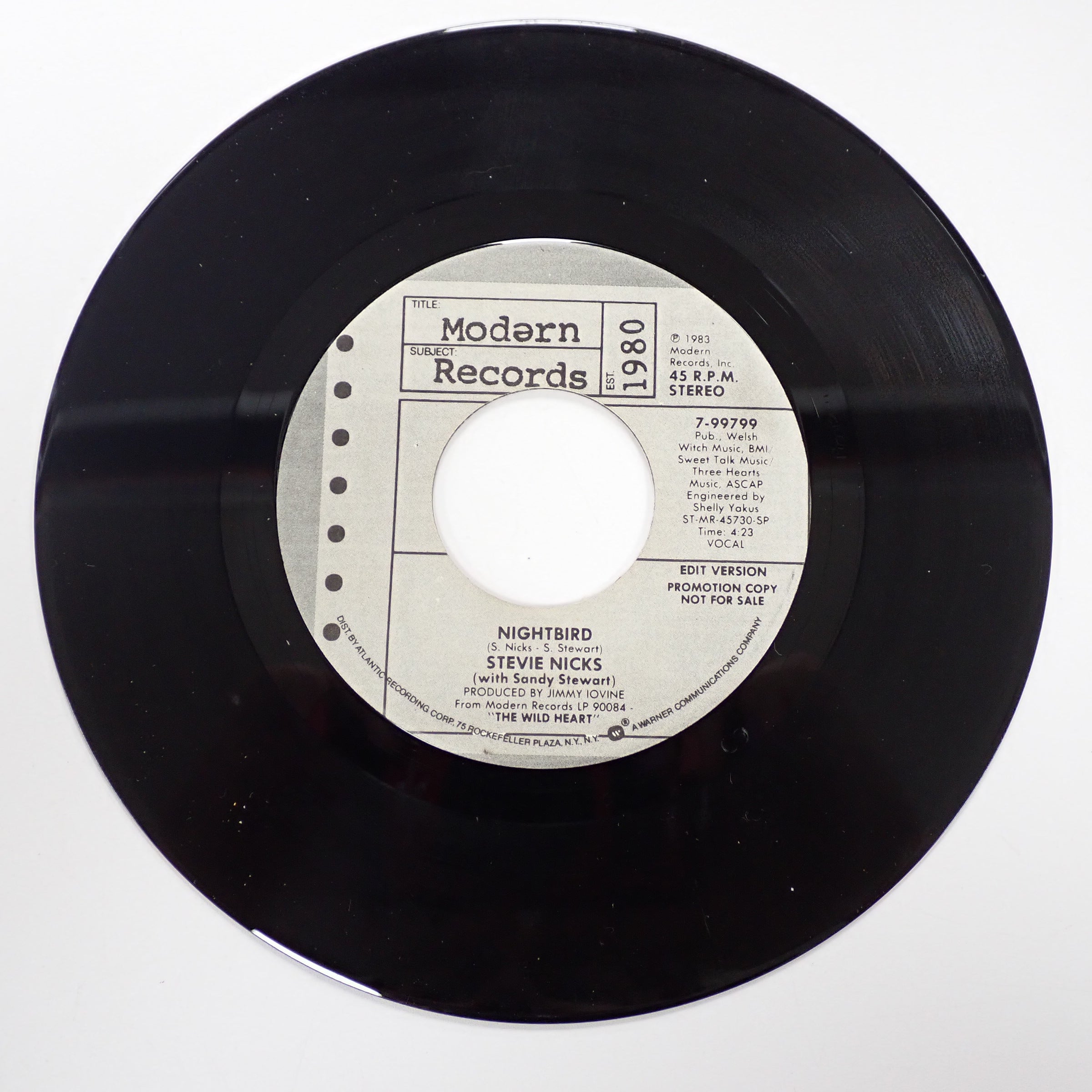 Stevie Nicks With Sandy Stewart – Nightbird - Vinyl