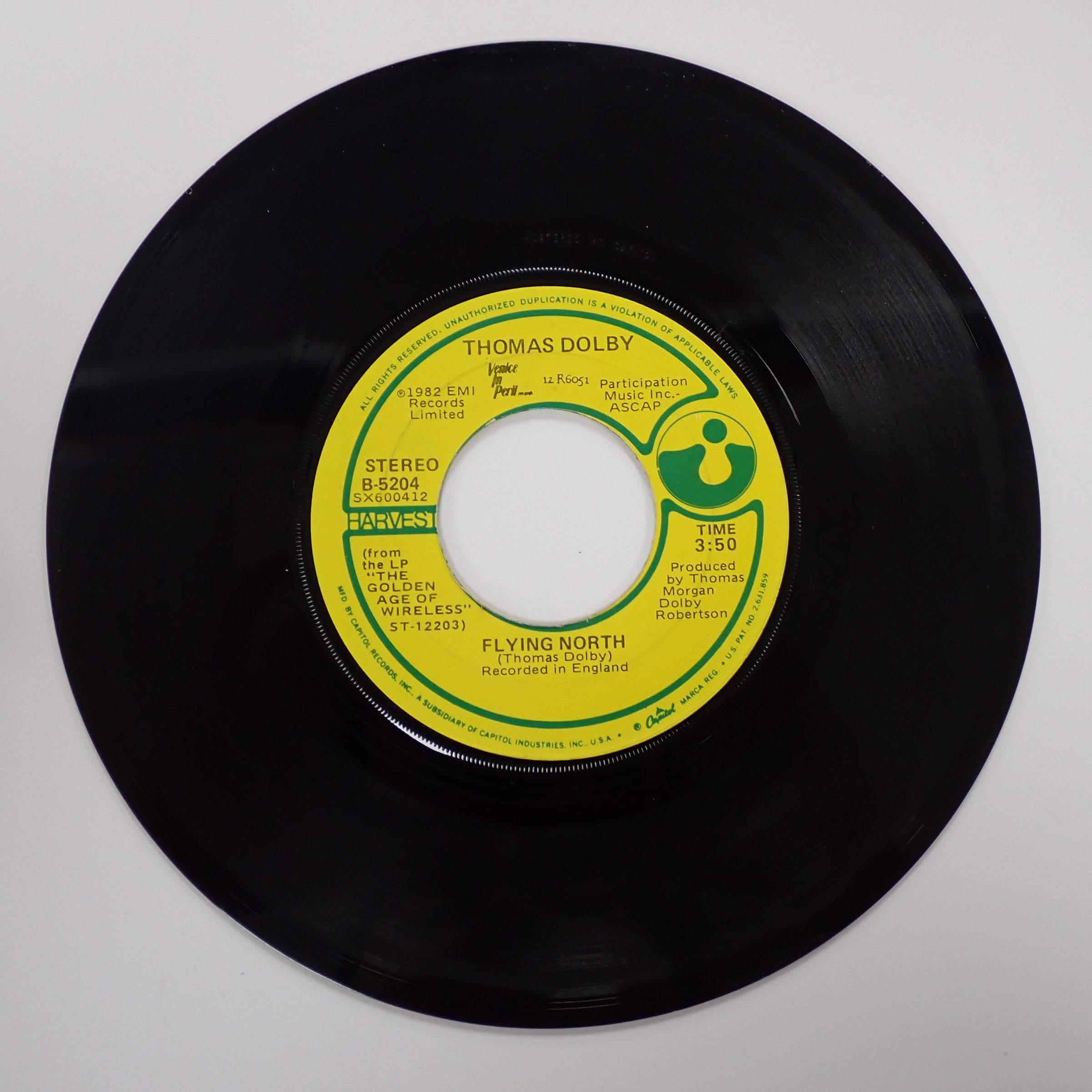 Thomas Dolby – She Blinded Me With Science - Vinyl