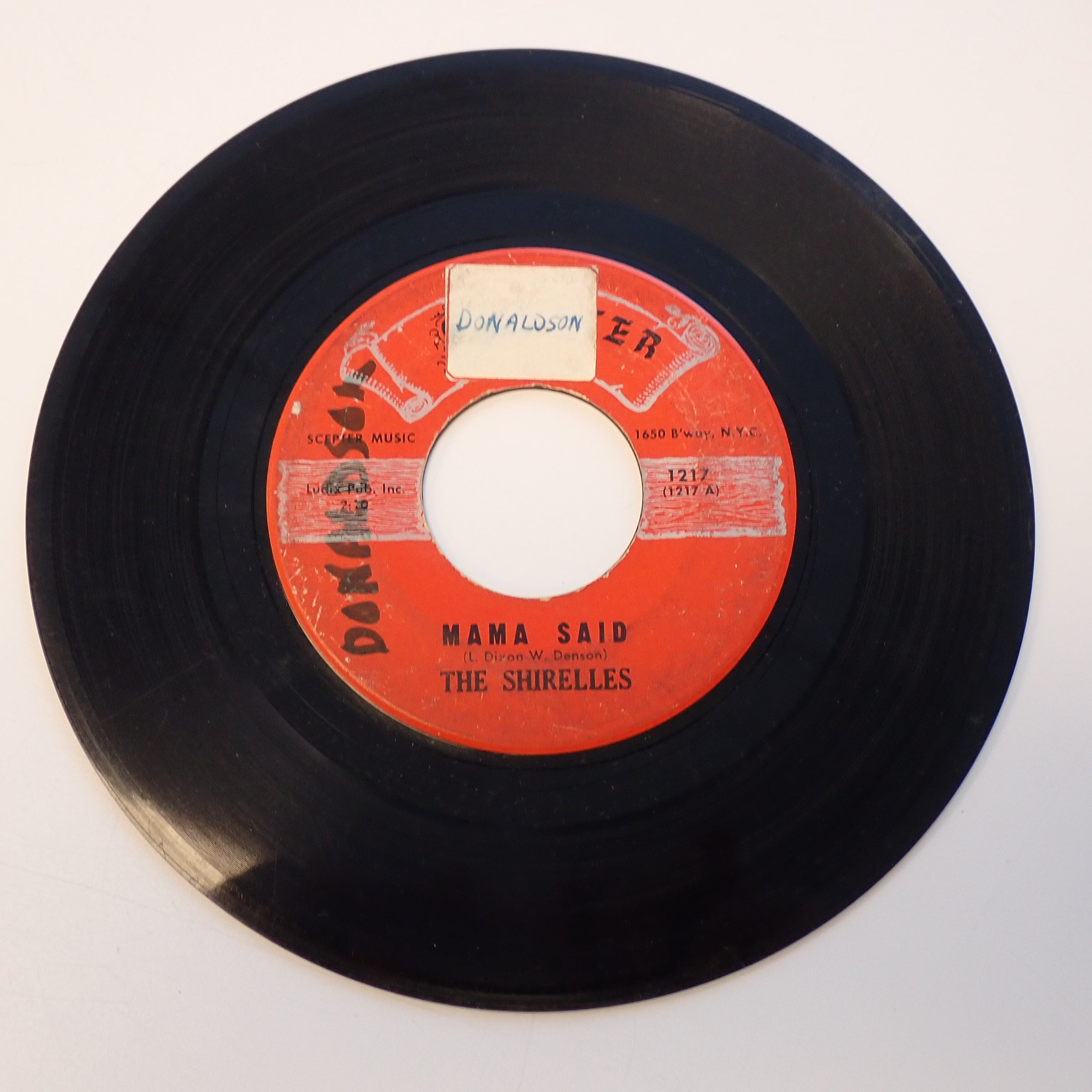 The Shirelles – Mama Said / Blue Holiday (Loose) - Vinyl