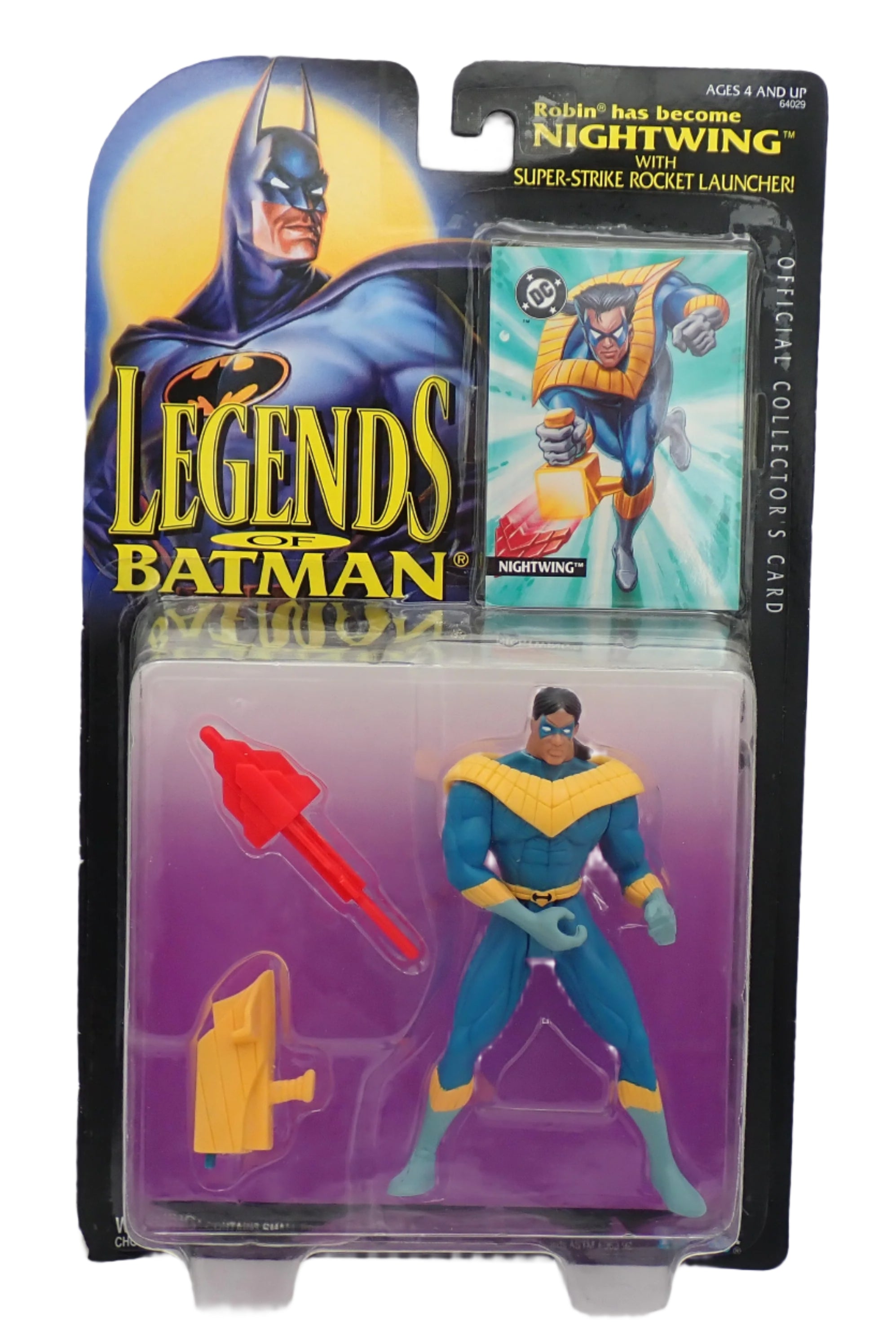 Legend of Batman: Robin has become Nightwing with Super-Strike Rocket Launcher (1994)