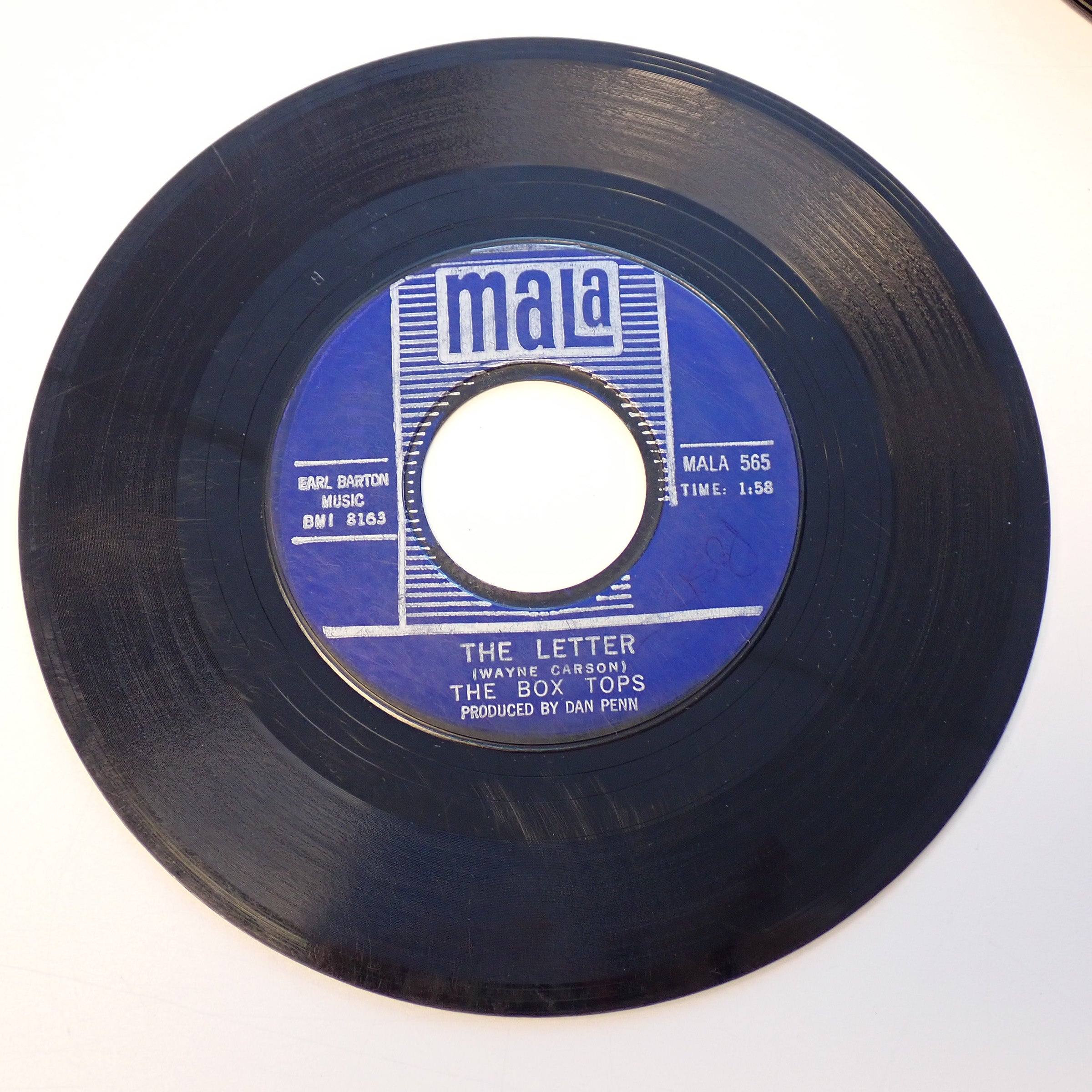 The Box Tops – The Letter / Happy Times (Loose) - Vinyl