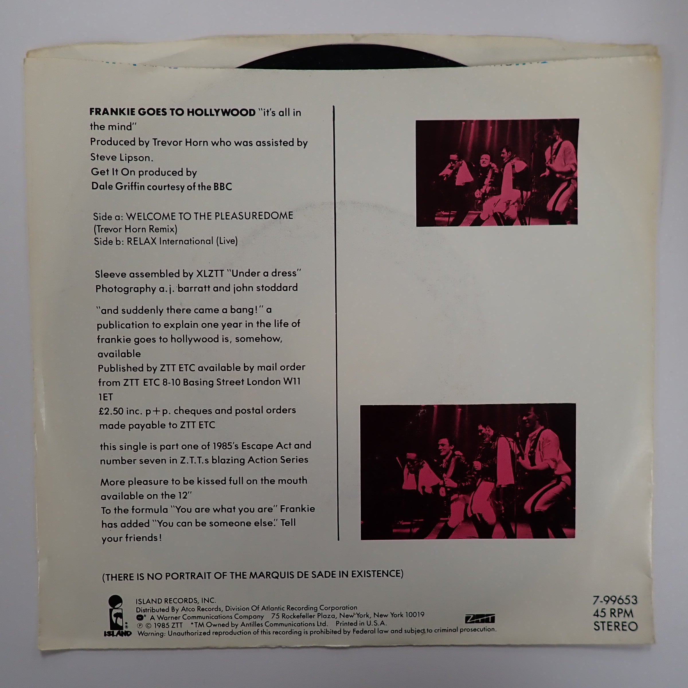 Frankie Goes To Hollywood – Welcome To The Pleasuredome - Vinyl
