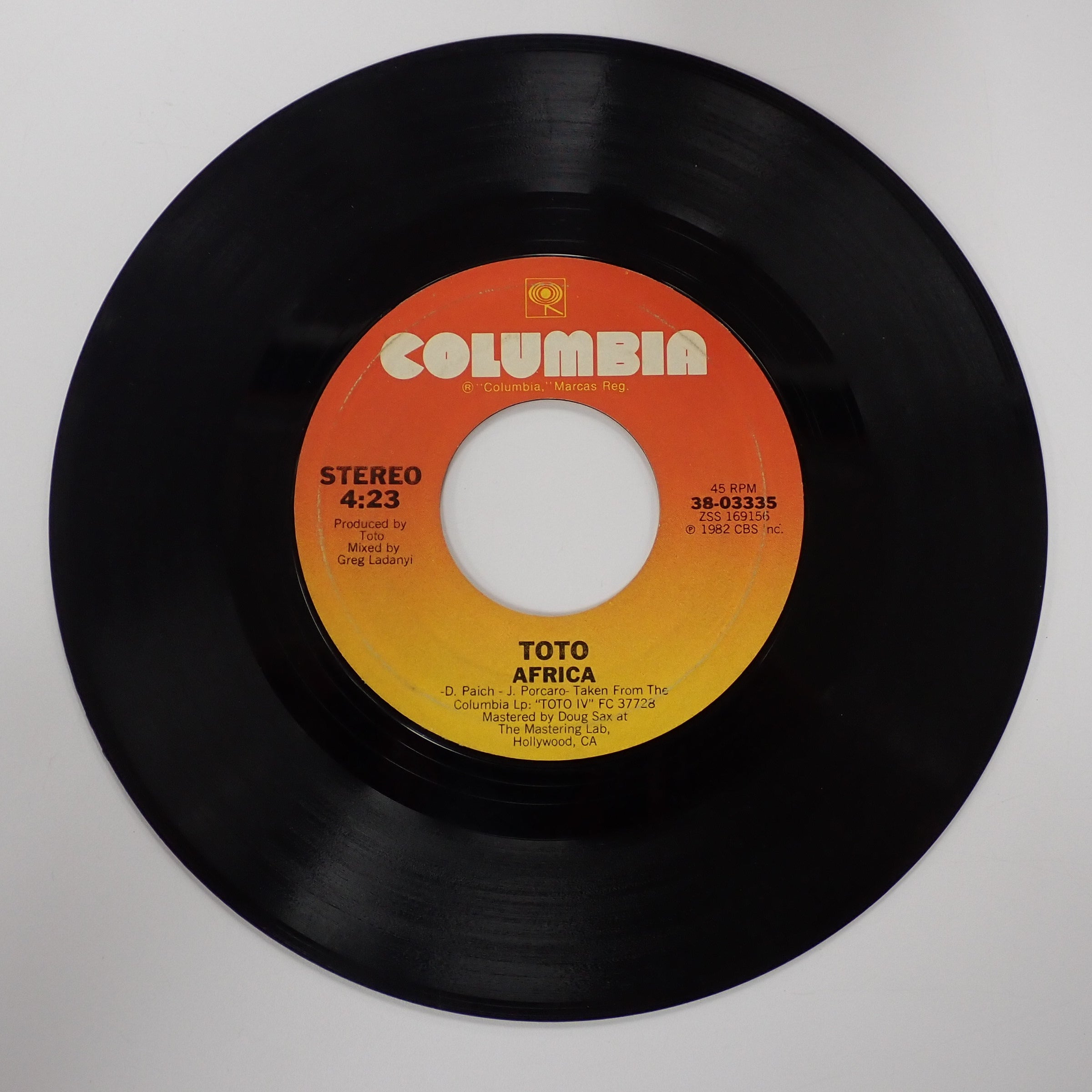Toto - Africa / Good for You (Loose) - Vinyl