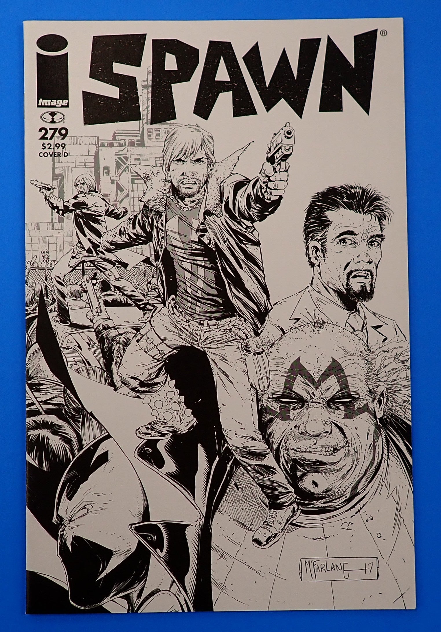Spawn #279 (2017) - NM- (9.2+) - Walking Dead Homage Cover