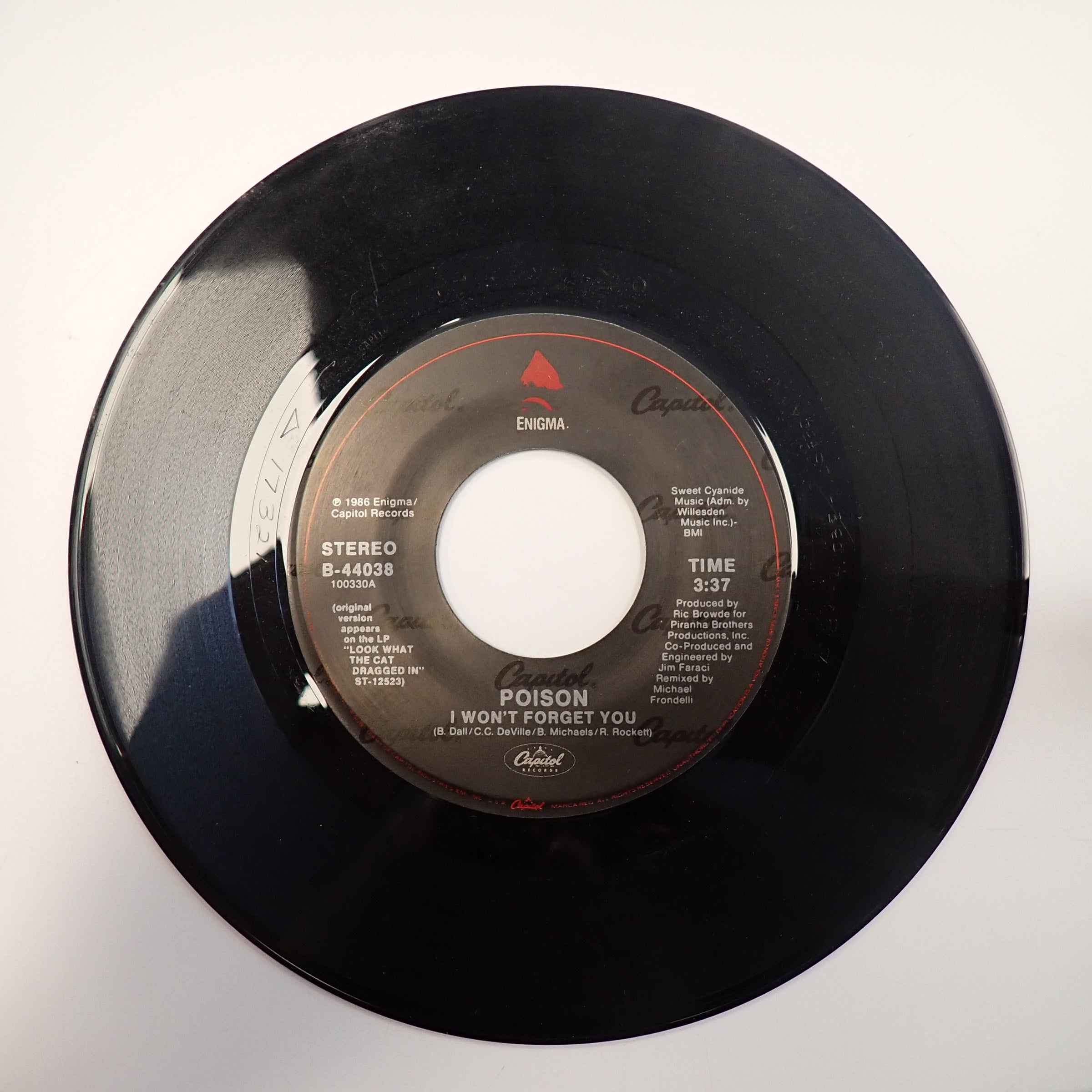 Poison - I Wont Forget - Vinyl