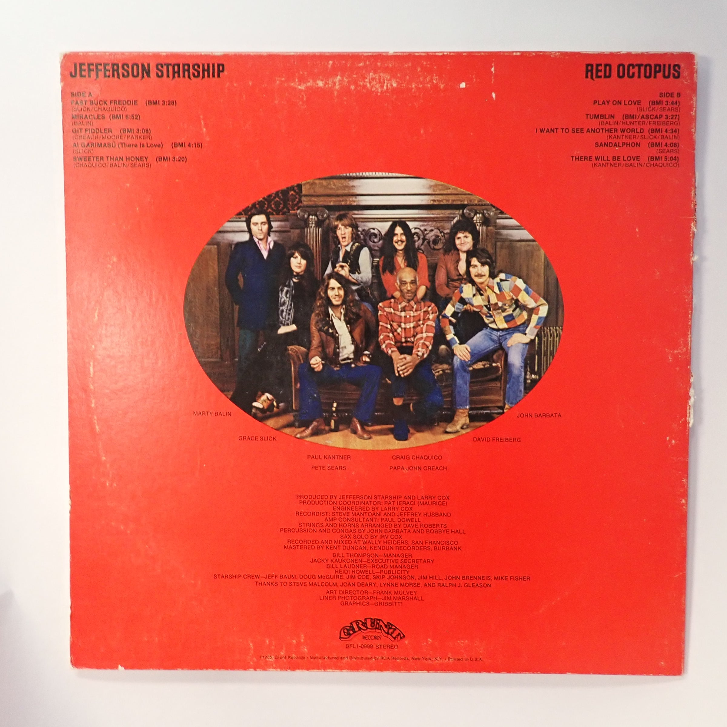 Jefferson Starship - Red Octopus - Vinyl