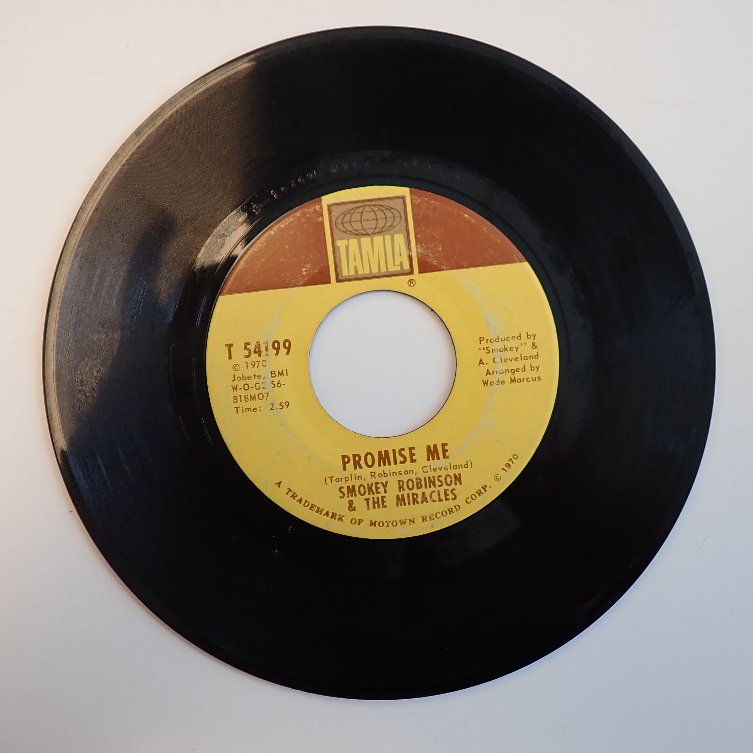 Smokey Robinson & The Miracles - Promise Me / The Tears of a Clown (Loose) - Vinyl