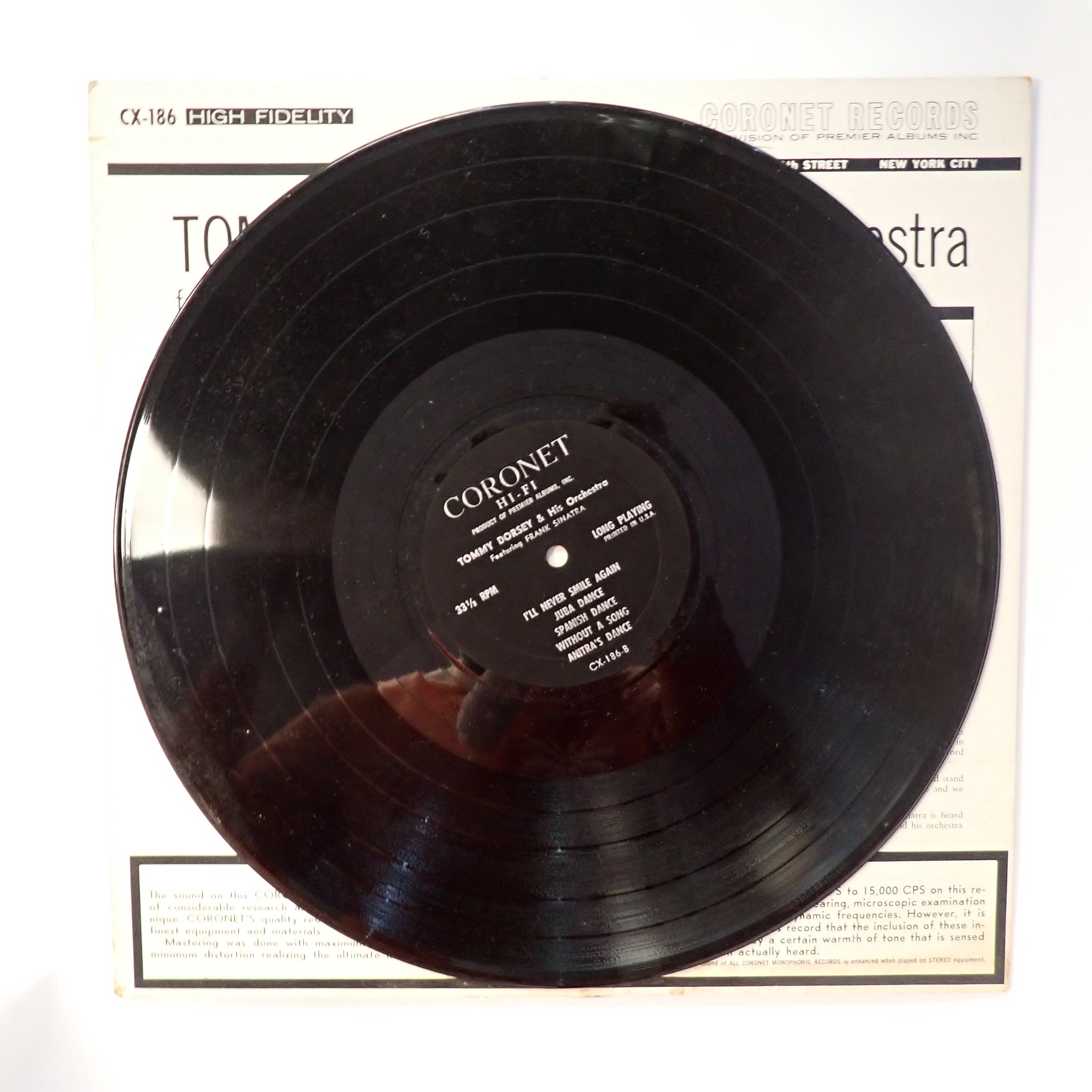 Tommy Dorsey and his Orchestra feat Frank Sinatra - Self Title - Vinyl