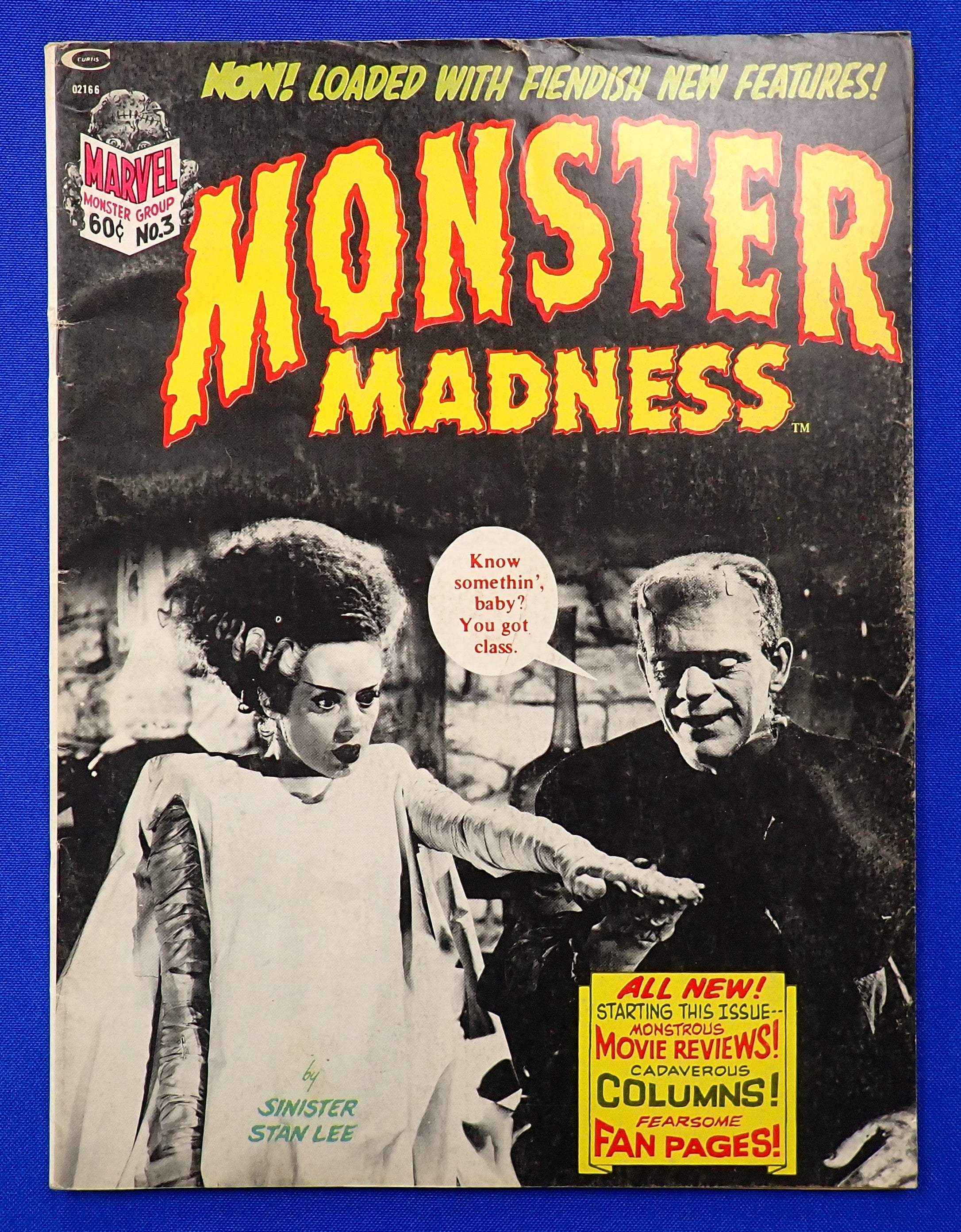 Monsters Madness #3 by Stan Lee (1973) - FN (6.0) - Softcover Magazine [Pre-Owned]