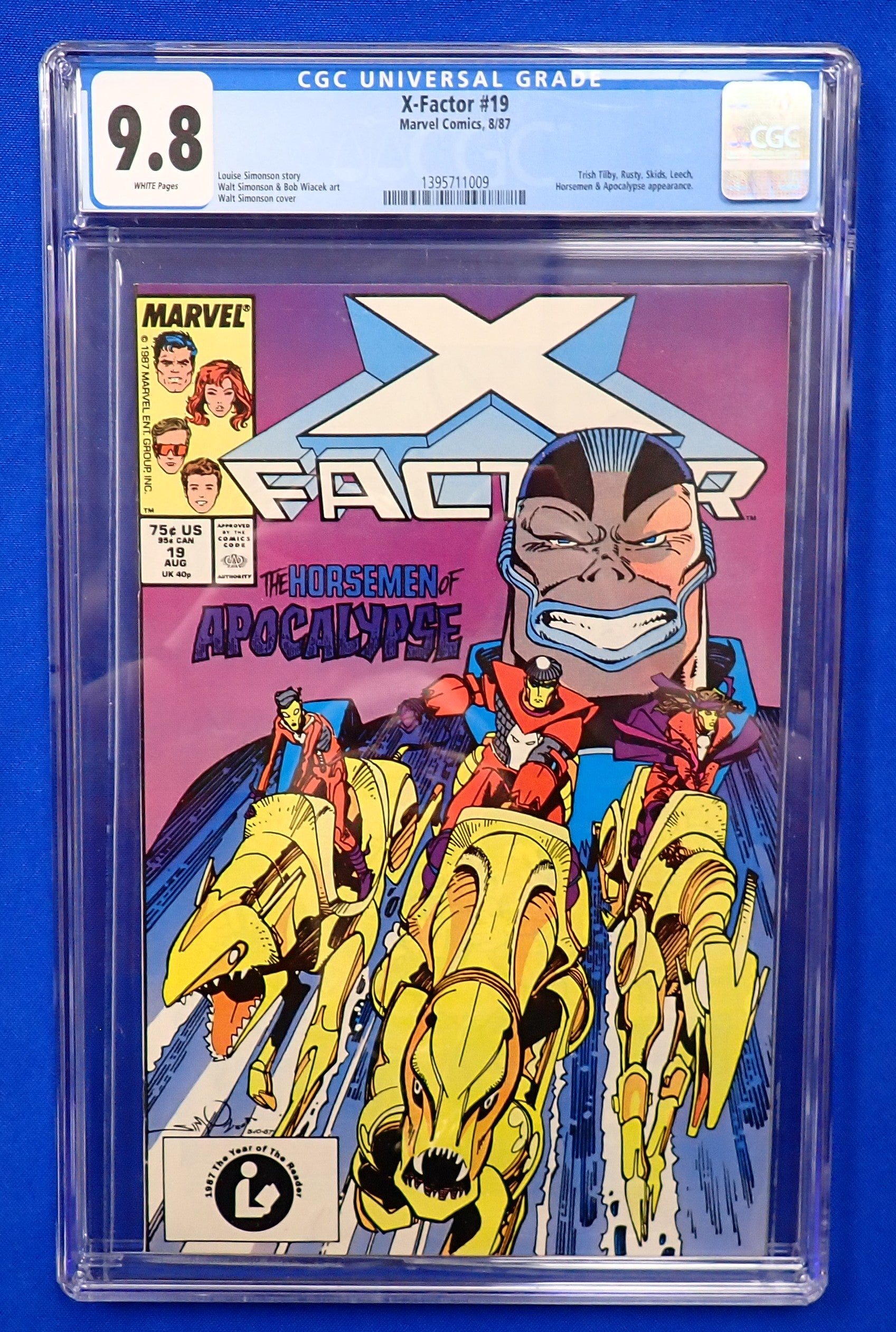 X-Factor #19 (1987) - CGC 9.8 - 2nd Cover App. Apocalypse