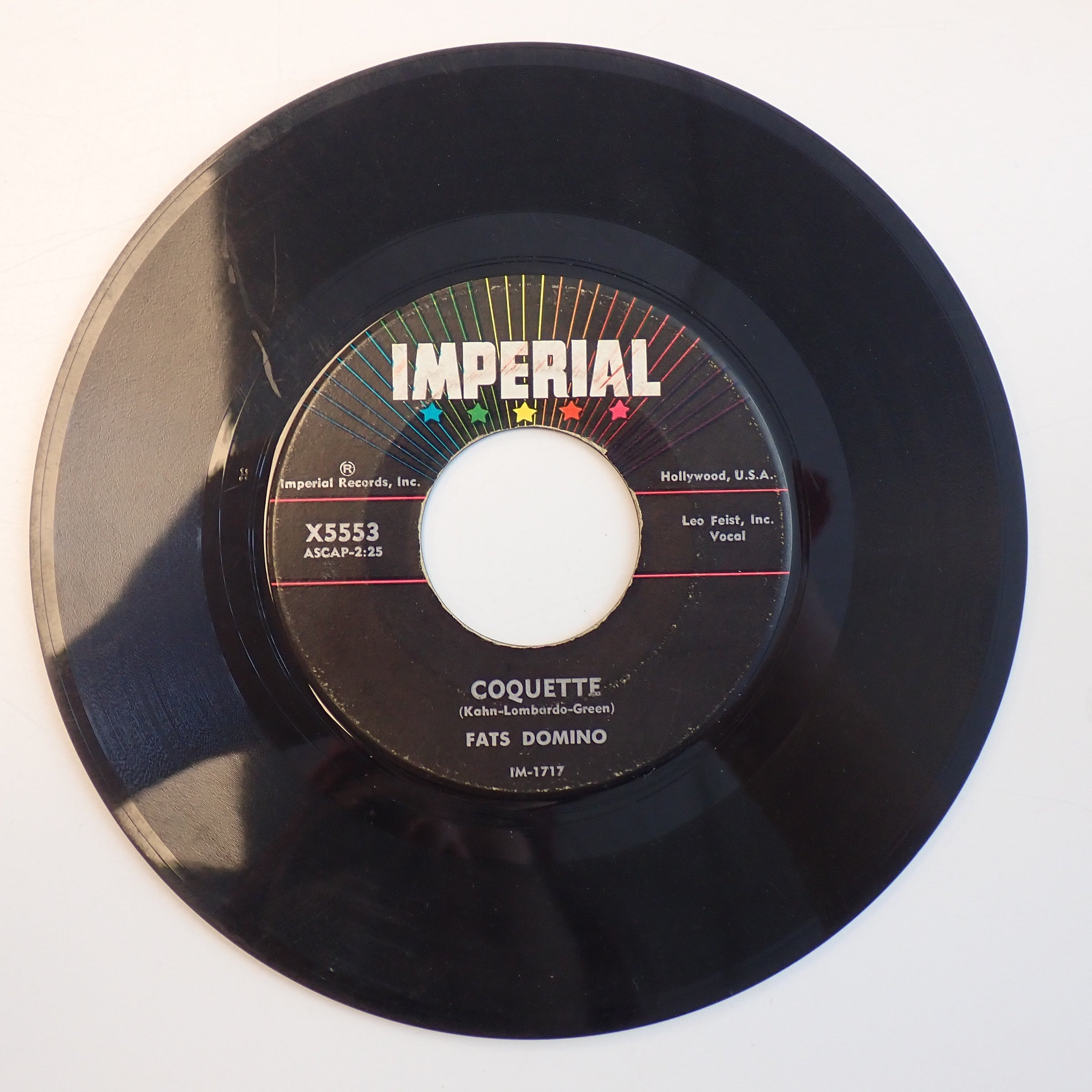 Fats Domino - Coquette / Whole Lotta Loving (Loose) - Vinyl