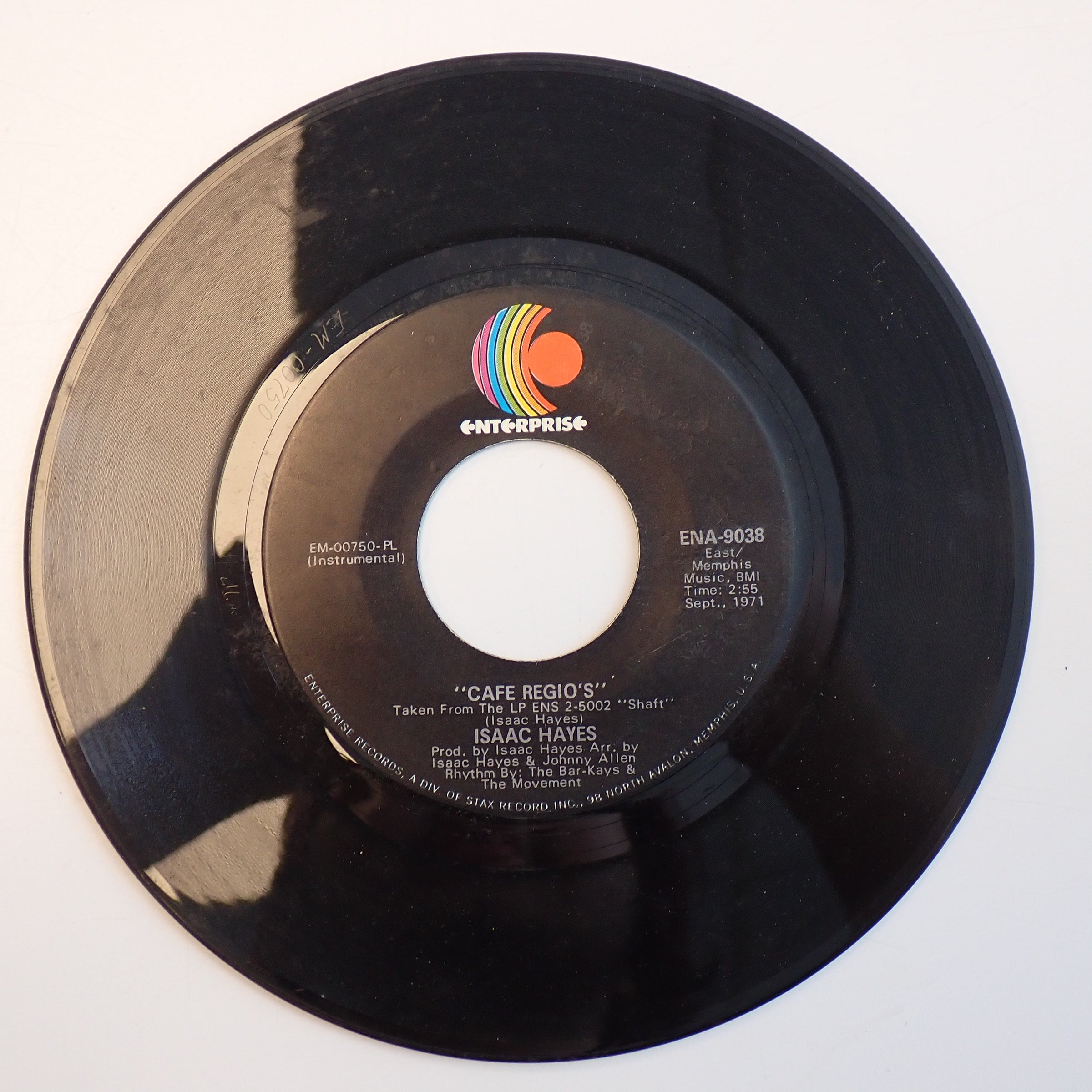 Isaac Hayes - Cafe Regio's / Theme From Shaft (Loose) - Vinyl