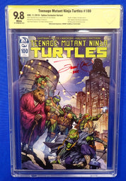 Teenage Mutant Ninja Turtles #100 (2019) - CBCS 9.8 - SIGNED Jeremy Clark