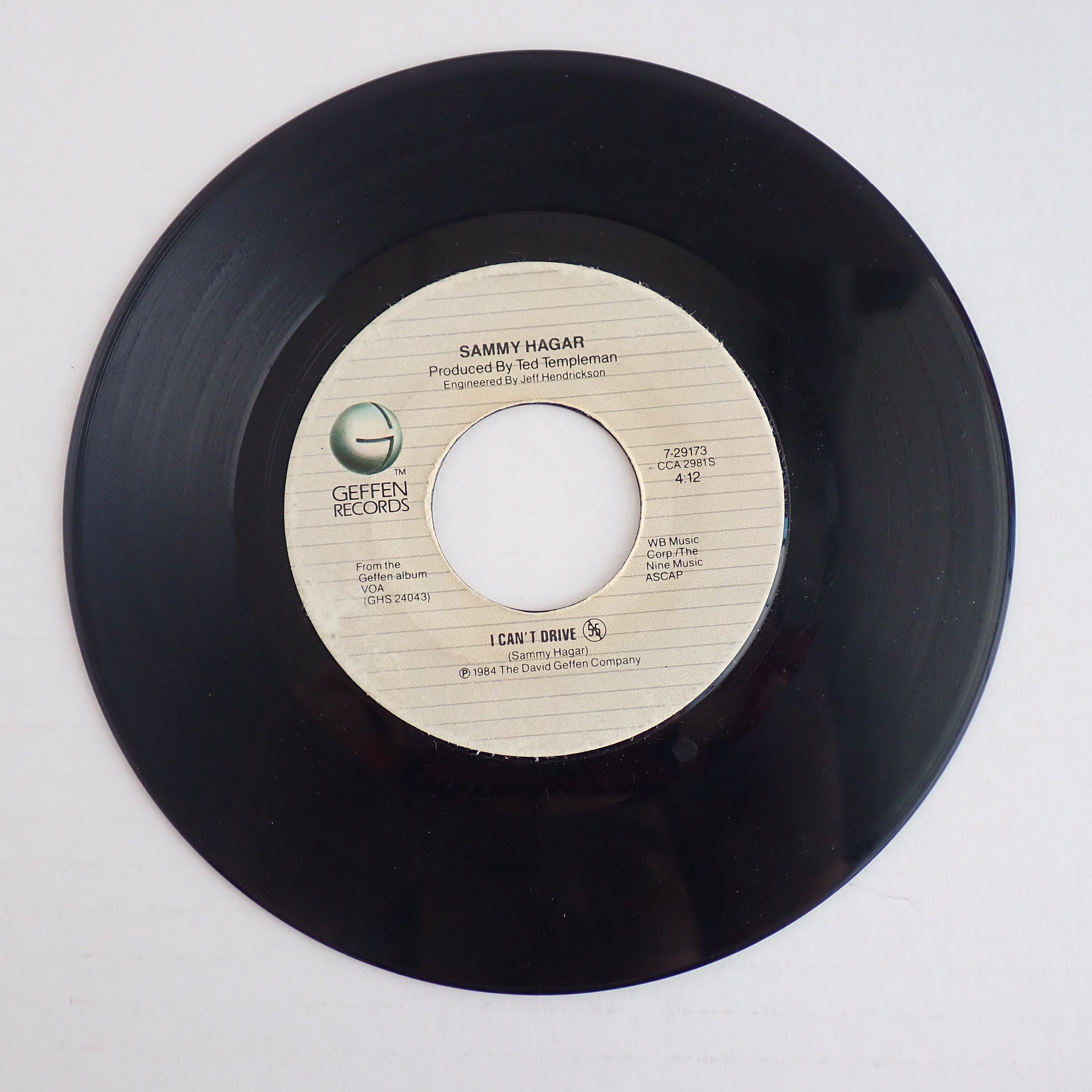 Sammy Hagar - Dick in the Dirt / I Can't Drive - Vinyl