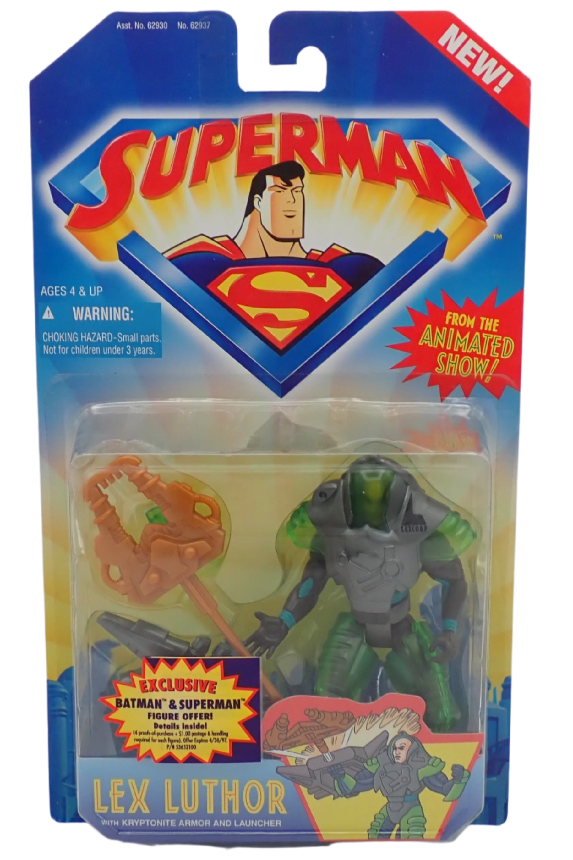 Lex Luthor with Kryptonite Armor and Launcher