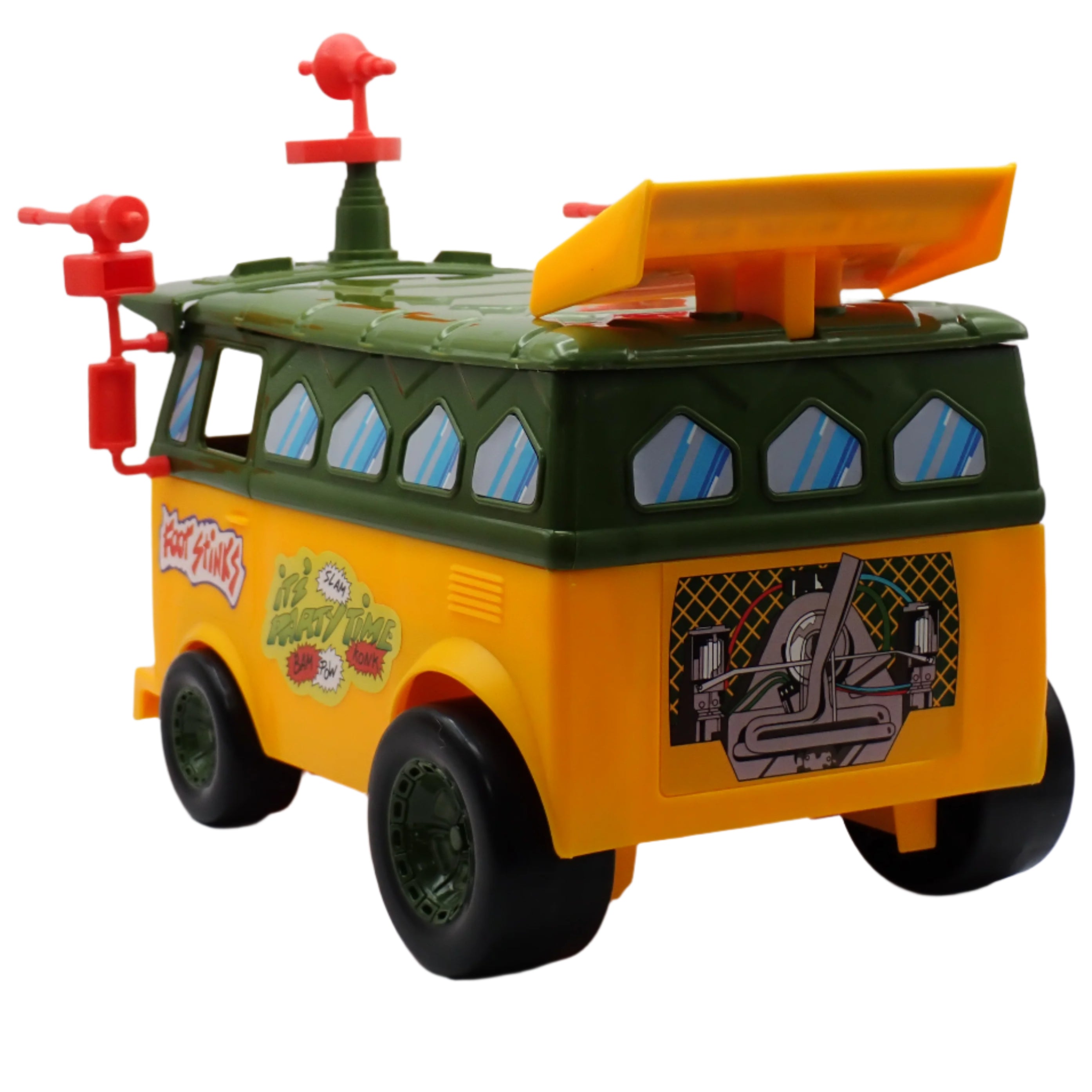 Turtle Party Wagon Mutant Attack Van - Retro TMNT Toy