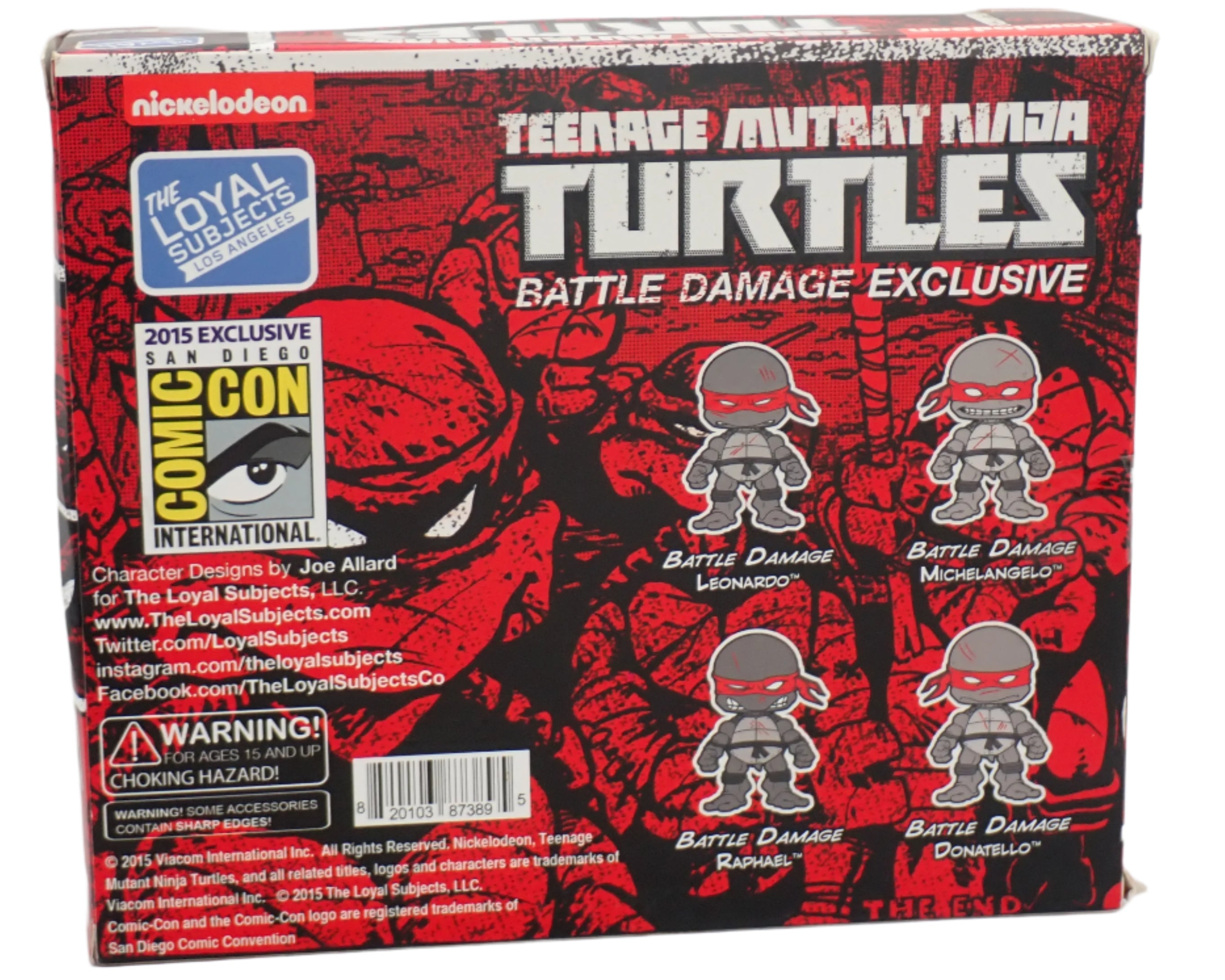 Battle Damage Turtles - TMNT Action Vinyls