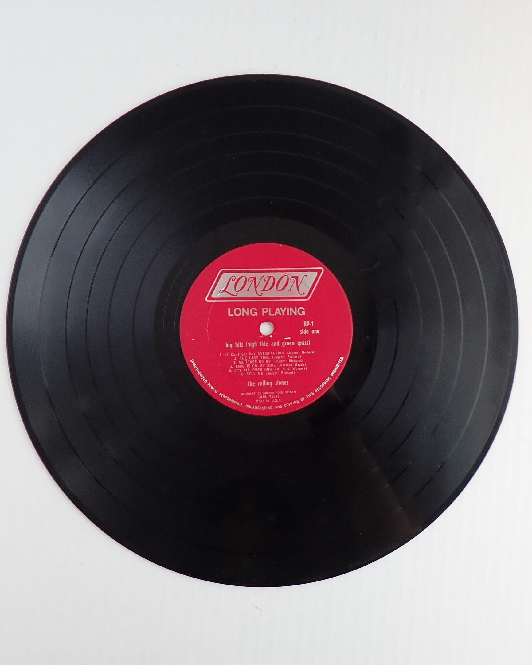 The Rolling Stones ‎– Big Hits (High Tide And Green Grass) - Vinyl