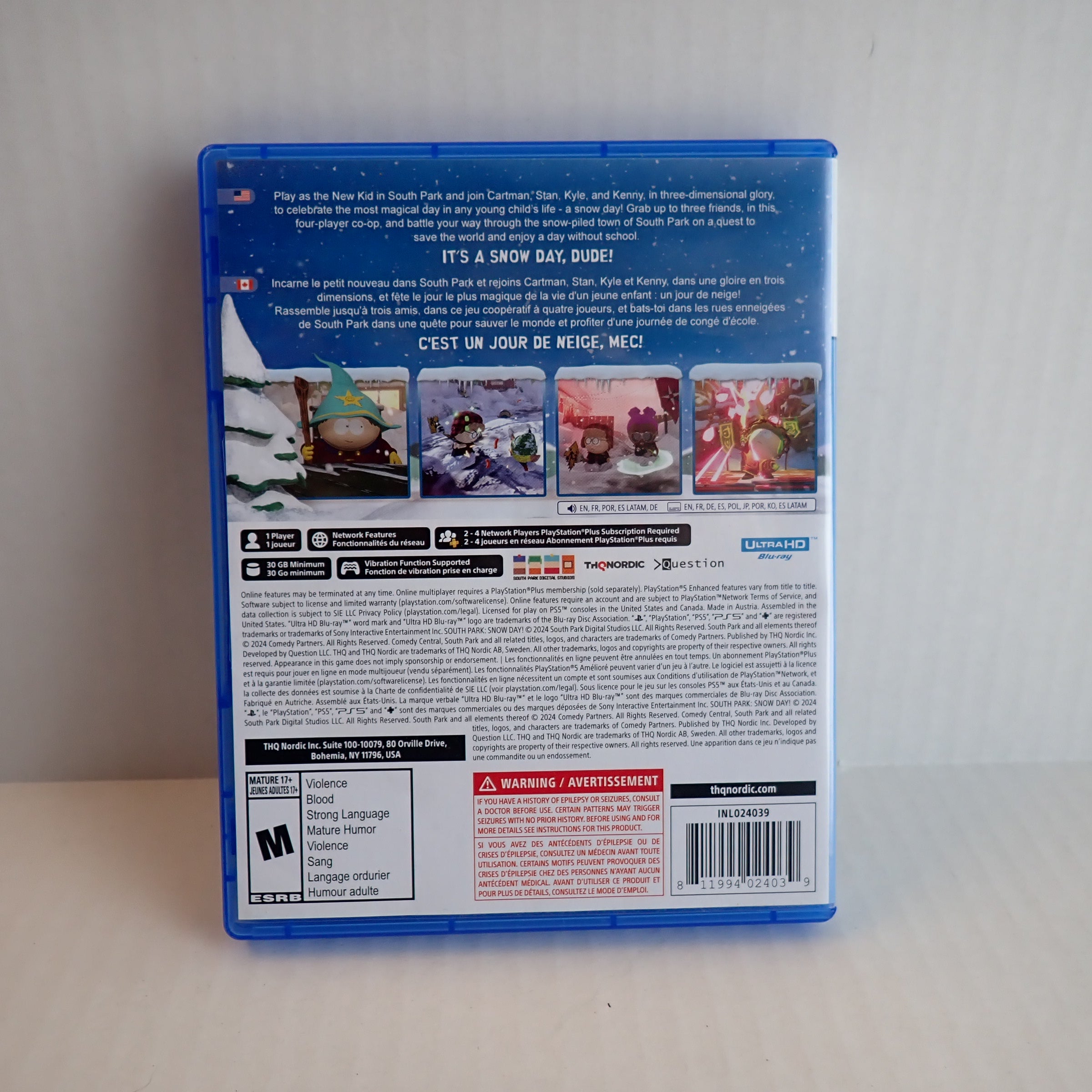 South Park: Snow Day - PlayStation 5 (Pre-Owned)