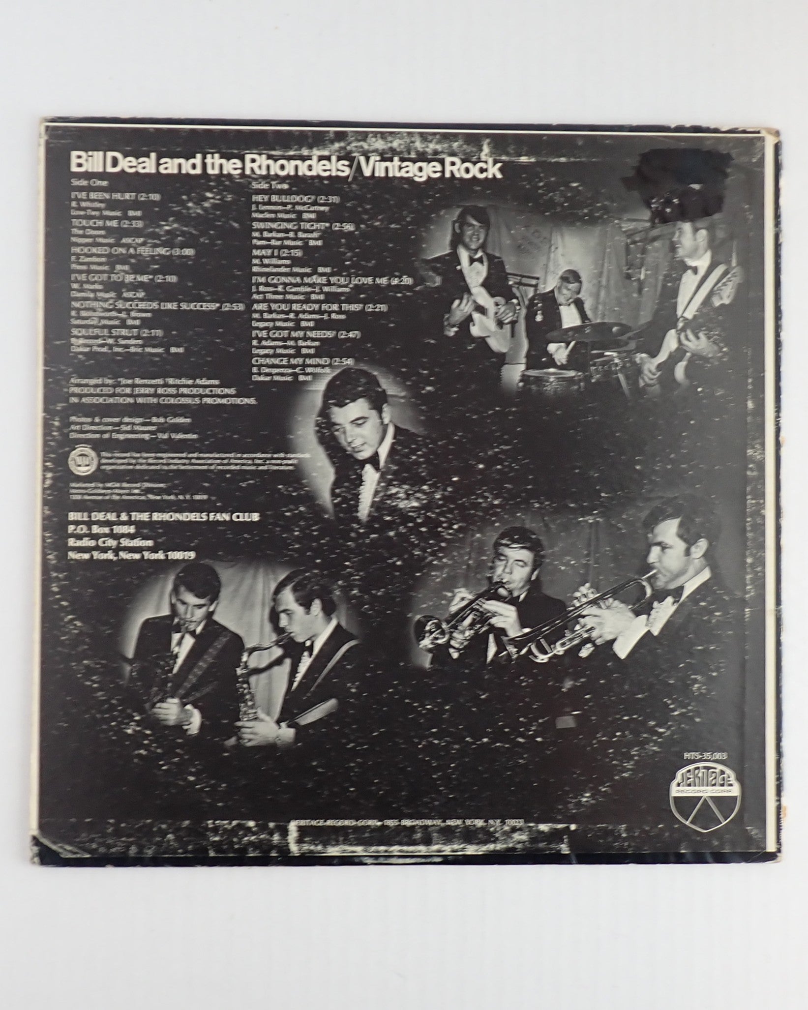 Bill Deal And The Rhondels ‎– Vintage Rock - Vinyl