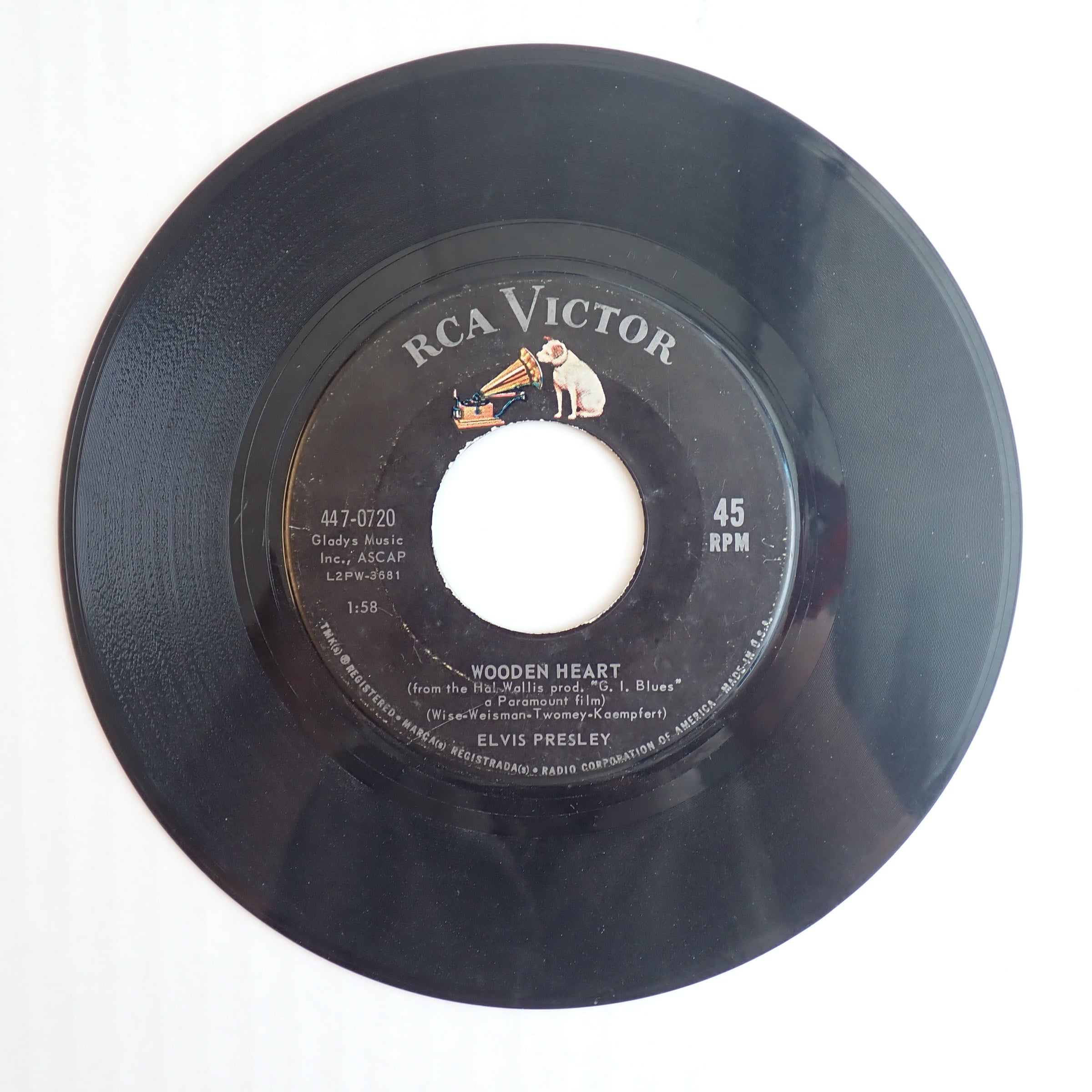 Elvis Presley - Wooden Heart / Blue Christmas - Vinyl