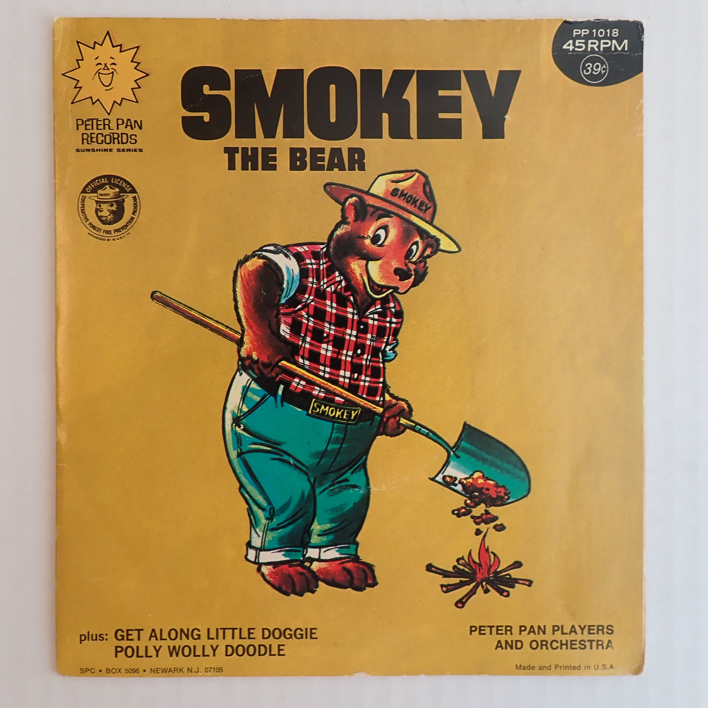 Peter Pan Players And Orchestra – Smokey The Bear - Vinyl