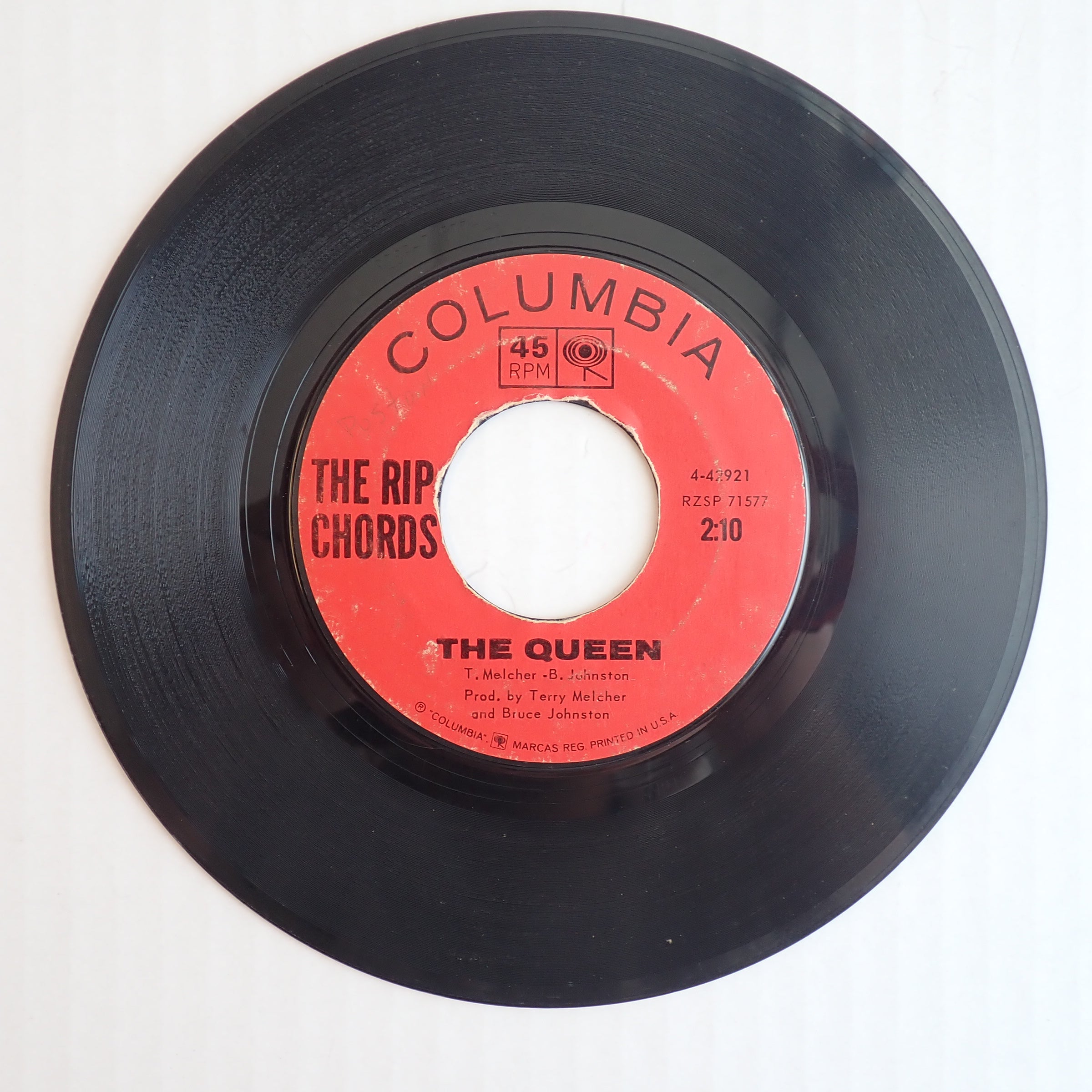The Rip Cords - Hey Little Cobra / The Queen - Vinyl