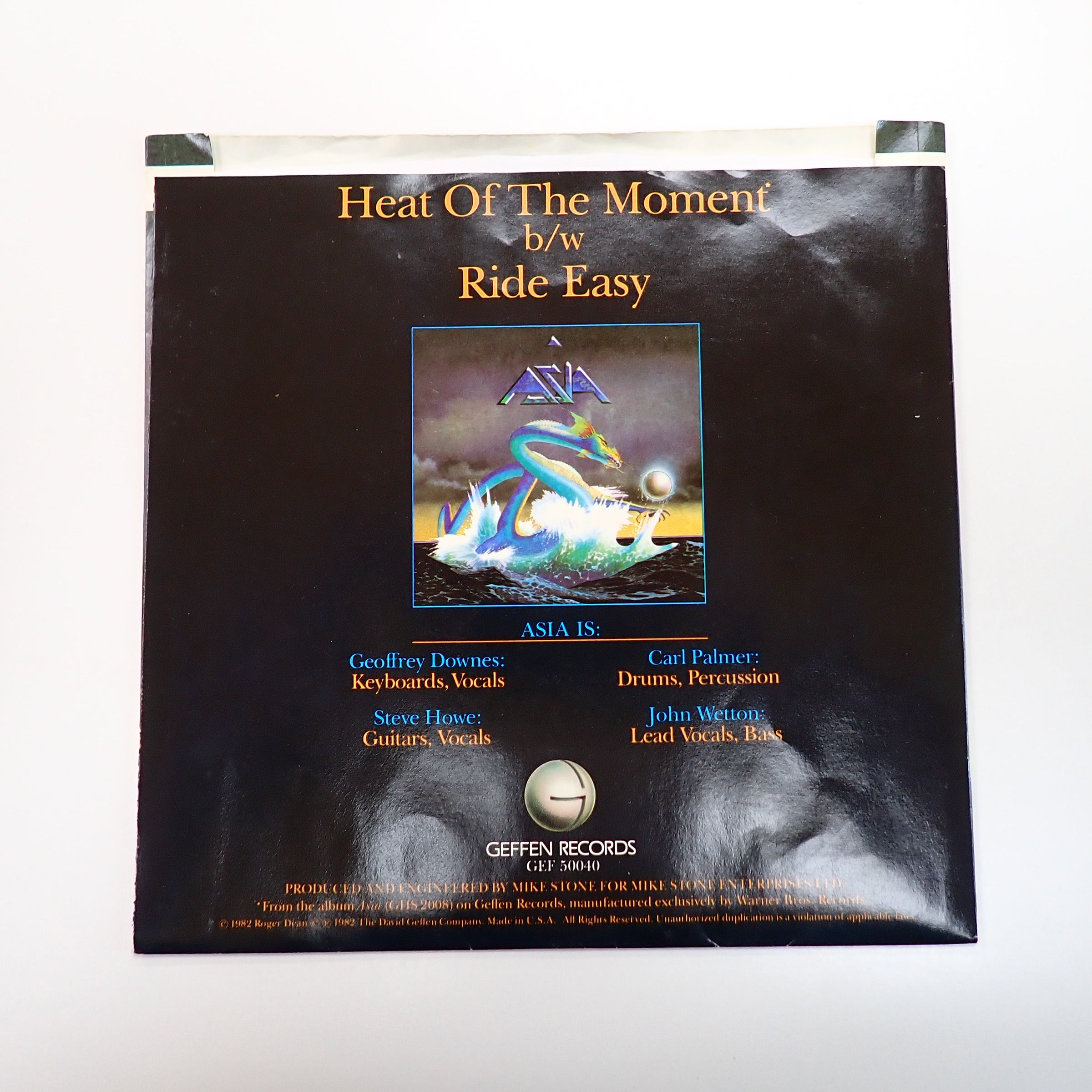 Asia – Heat Of The Moment - Vinyl